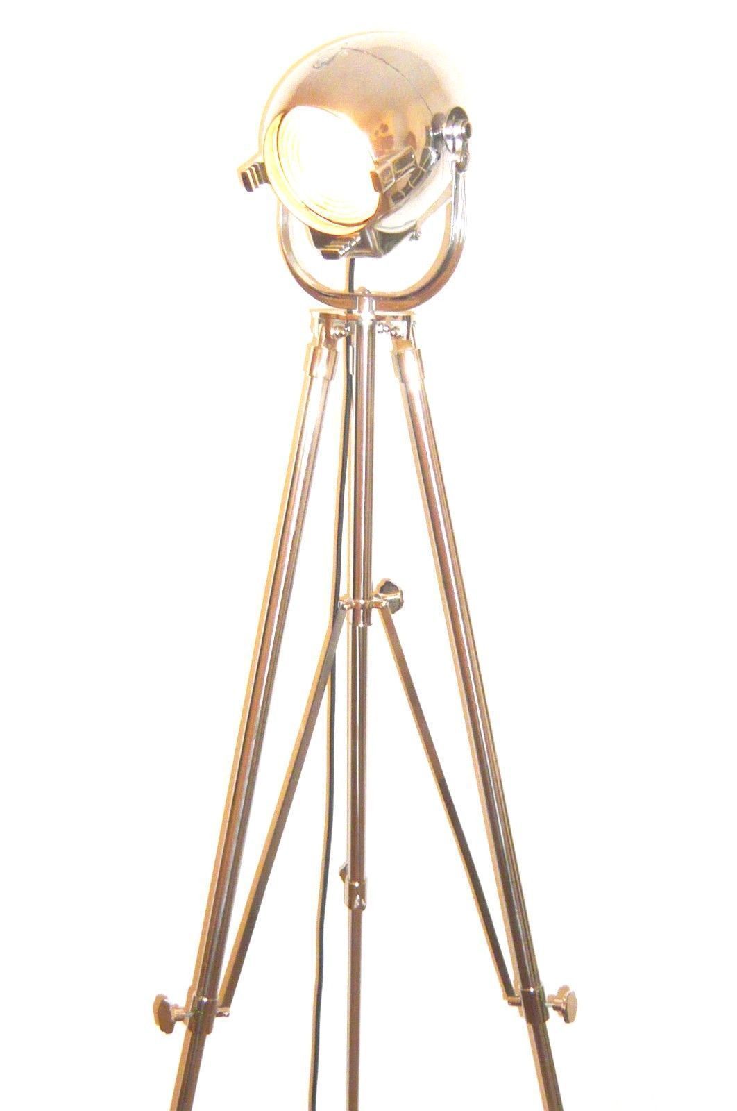 1950s Theatre Spot Light By Strand Electric London Film Studio Industrial Patt 123 Movie Lamp Lantern Lampe Tripod Tv Shakespeare & Hathaway photo furniture
