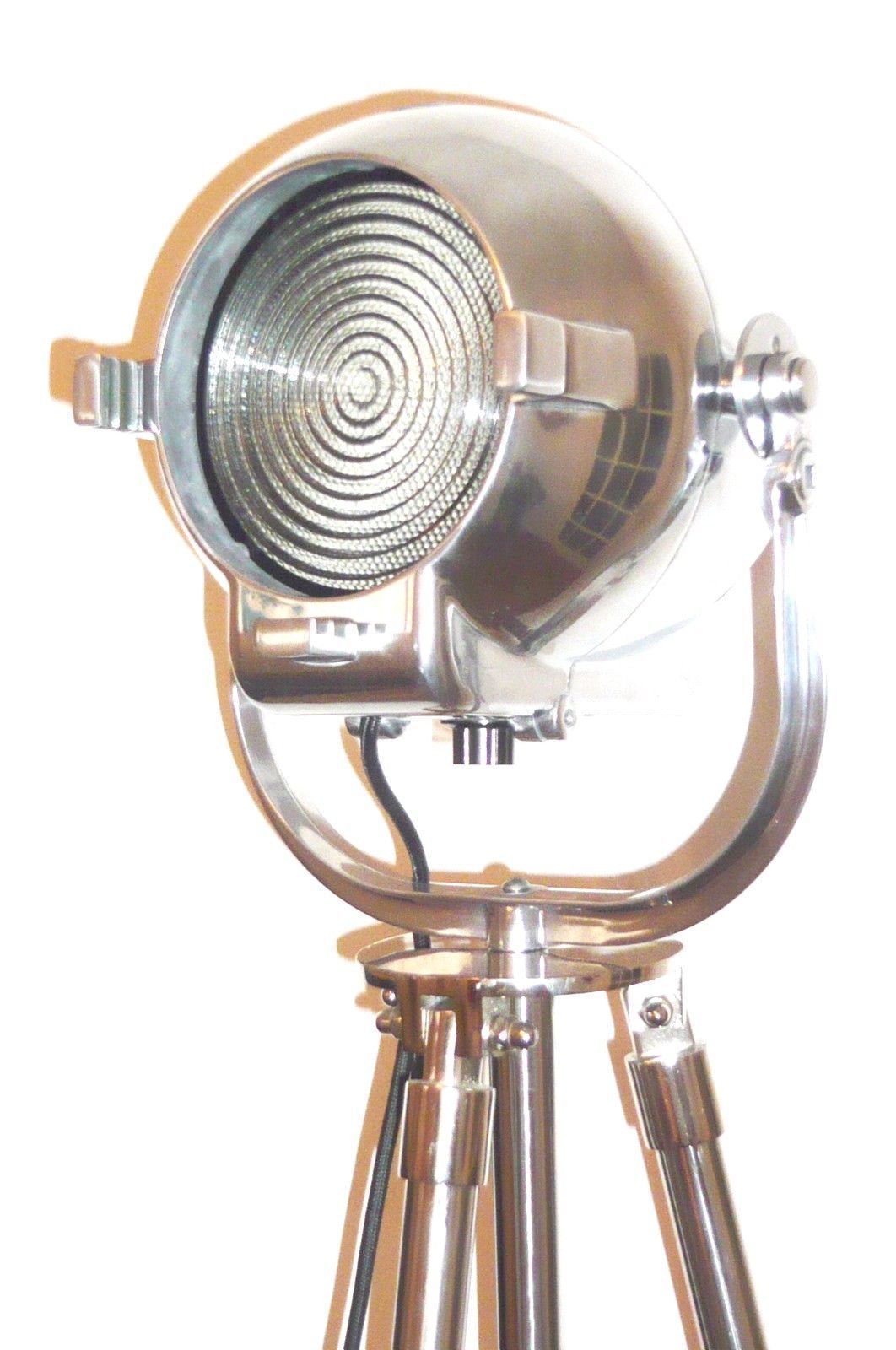 1950s Theatre Spot Light By Strand Electric London Film Studio Industrial Patt 123 Movie Lamp Lantern Lampe Tripod Tv Shakespeare & Hathaway photo vintage