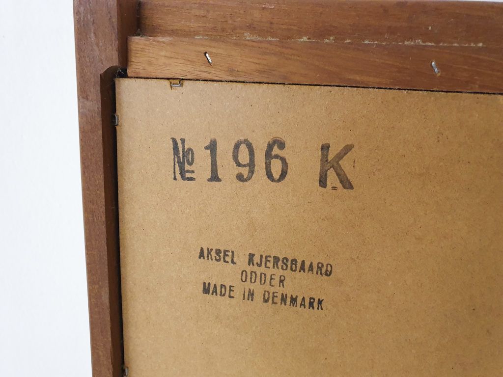 962.2080000000001 Teakhouten Spiegel Van Aksel Kjersgaard, Denemarken, Ca. Jaren 1960 photo