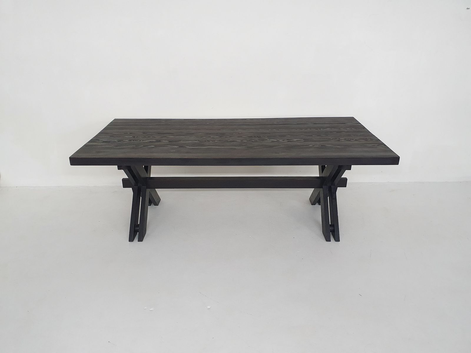 Grote Op Maat Gemaakte Eettafel Van Johannes Blesgen, Duitsland, Ca. Jaren 1970 photo for sale