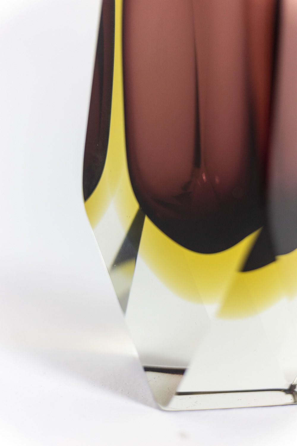 Flavio Poli For Luigi Mandruzzato, Sommerso Vase, 1950s photo furniture