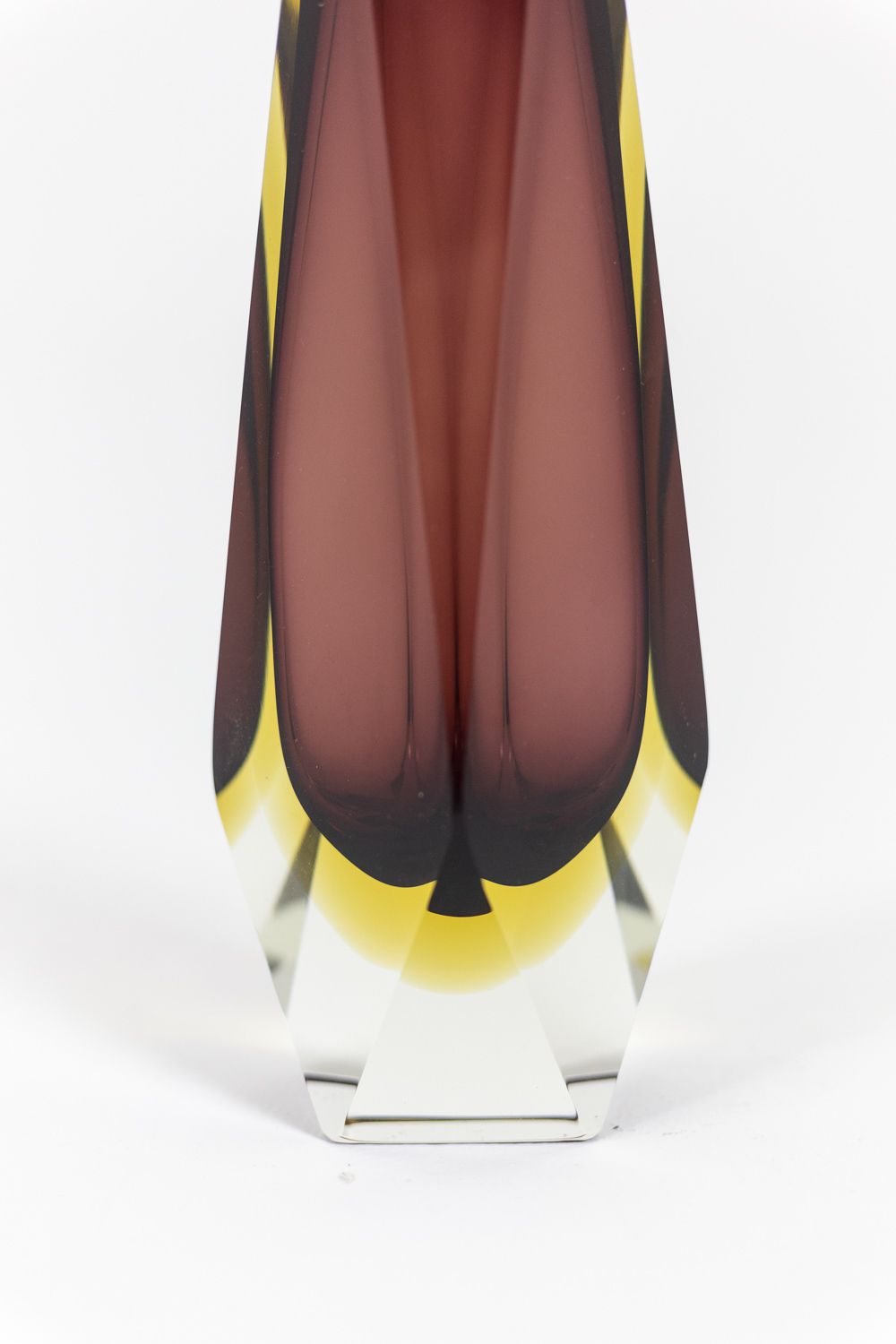 Flavio Poli For Luigi Mandruzzato, Sommerso Vase, 1950s photo for sale