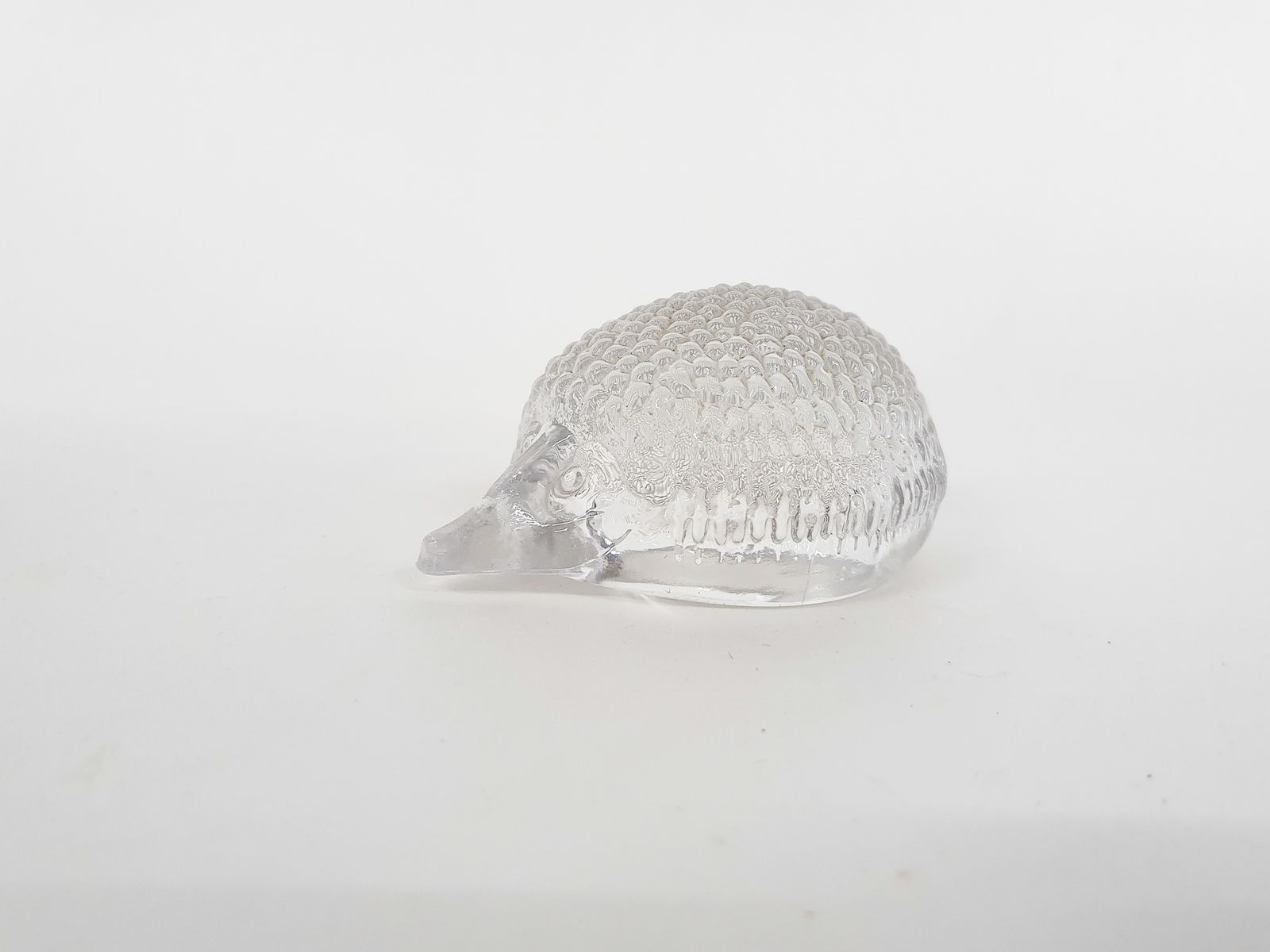 Glass Hedgehog In The Style Of Ineryden Sweden 1970's