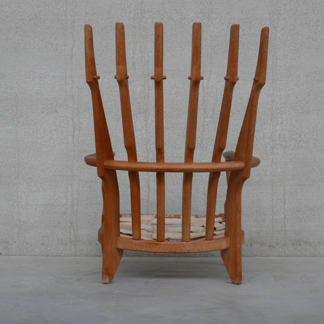 Guillerme Et Chambron Oak Mid Century 'Repos' Armchair photo vinterior