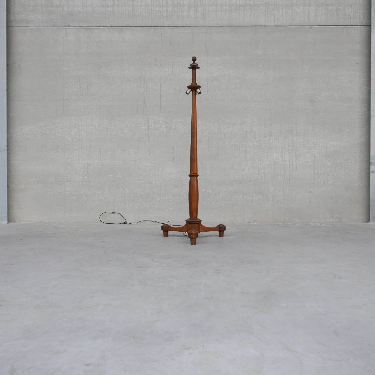 Antique Walnut French Floor Lamp photo 995.0