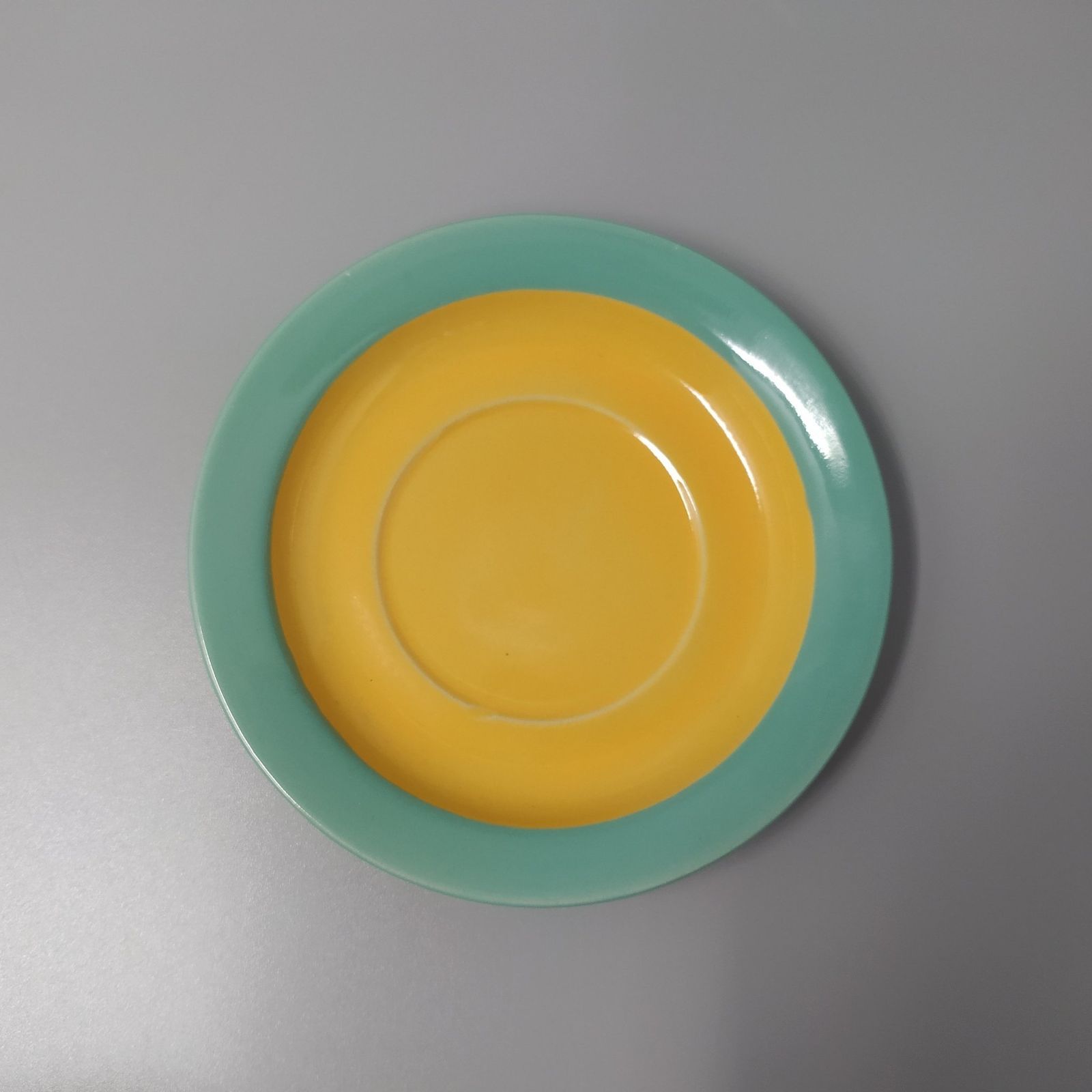 1980s Gorgeous Green And Yellow Tea Set/Coffee Set In Ceramic By Naj Oleari. Made In Italy photo buy
