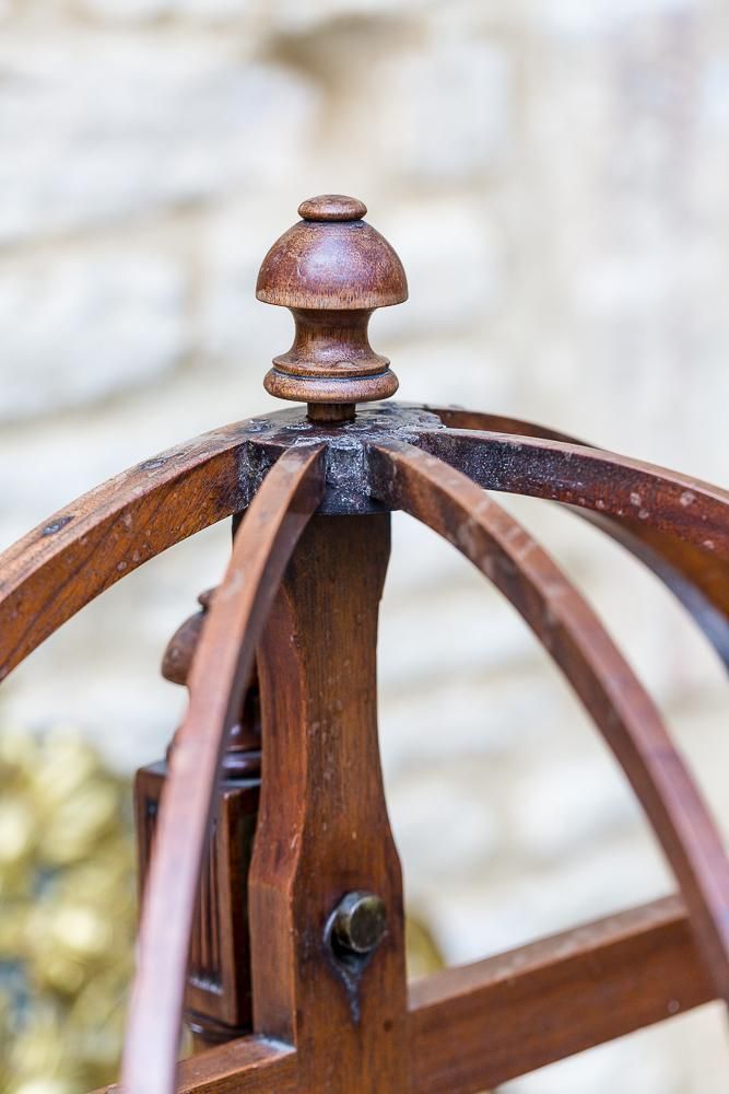 photo furniture 19th Century Canopied Child's Cradle