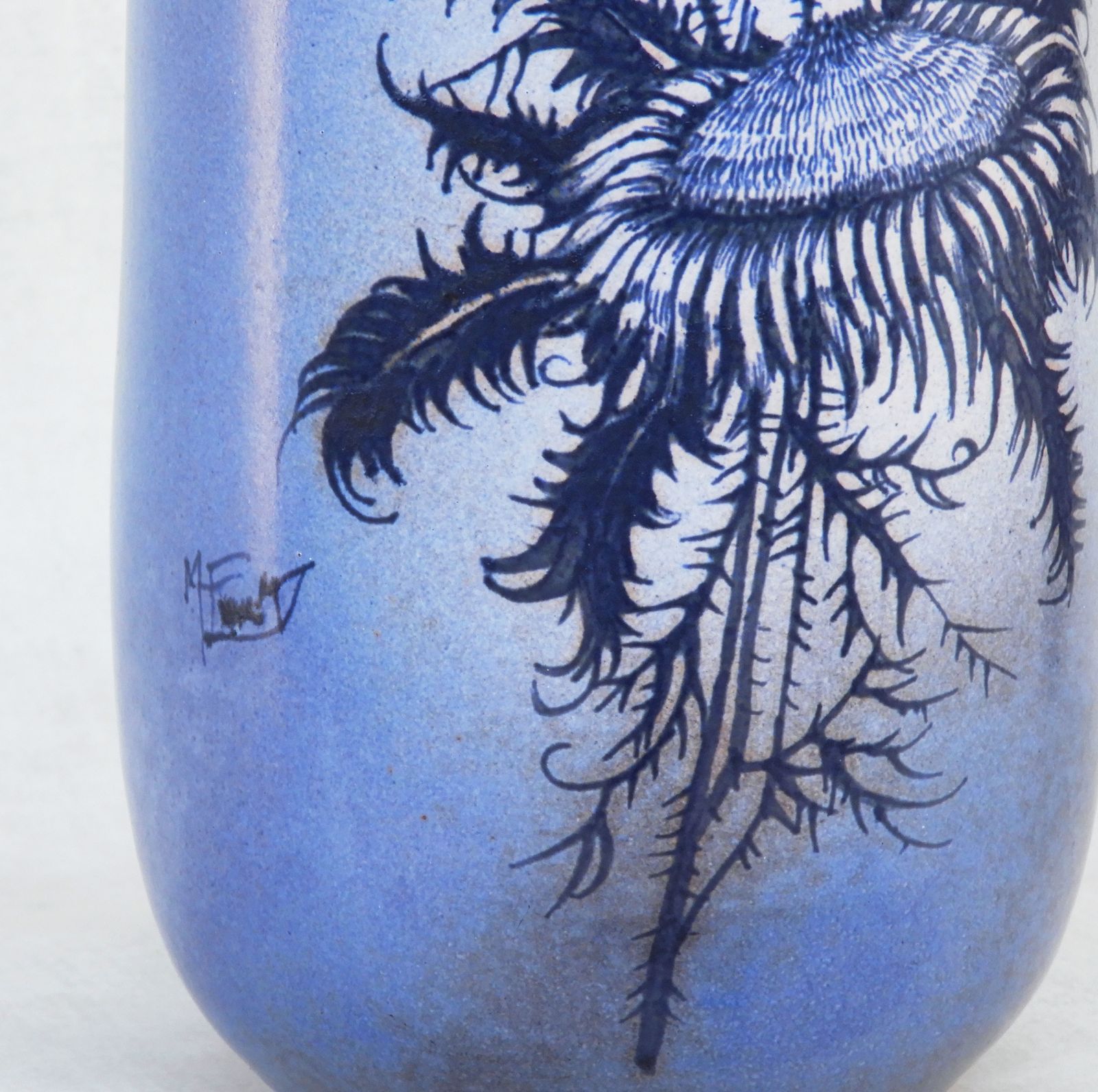 Tall Mid Century French Ceramic Vase By Jacques Fonck Et Jean Mateo For Vallauris C1960 photo Home Decor