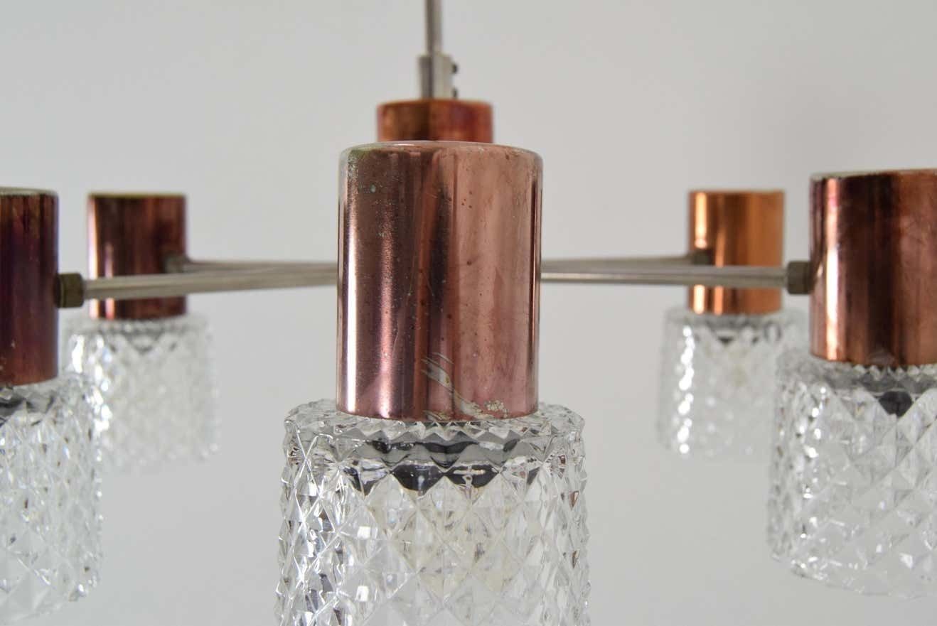 photo buy Mid Century Chandelier By Kamenicky Senov,1960's