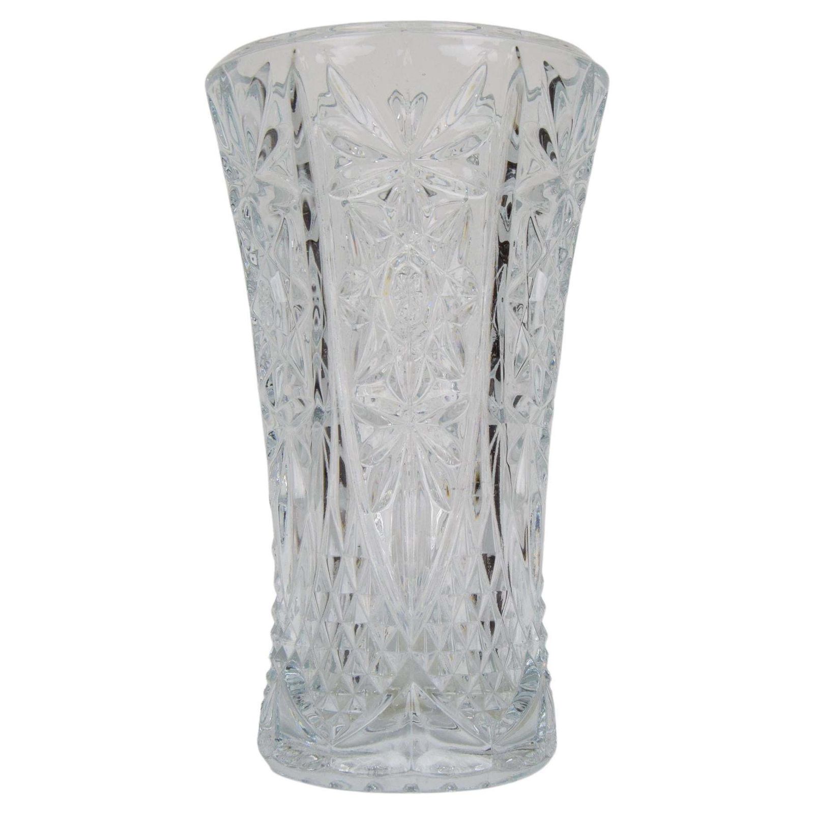 Mid Century Crystal Glass Vase,1950's