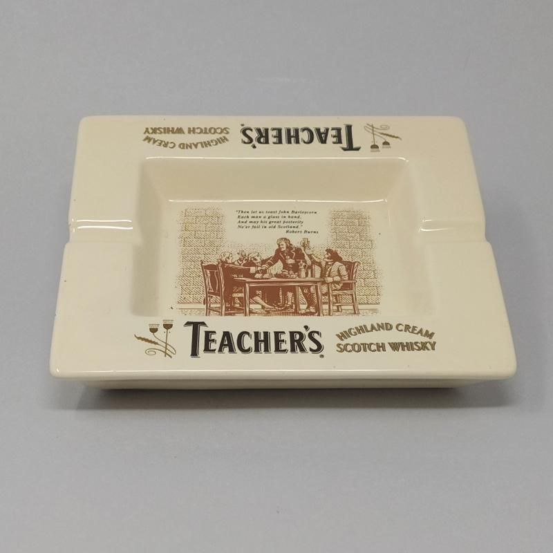 Amazing Rare Vintage Ashtray Teachers Highland Cream Scotch Whisky photo furniture