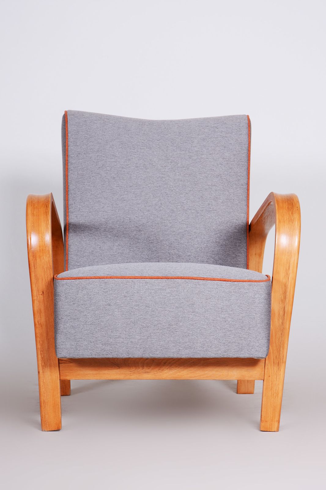 Art Deco Armchair Made In 1930s Czechia. Beech. Designed By Koželka And Kropáček photo furniture