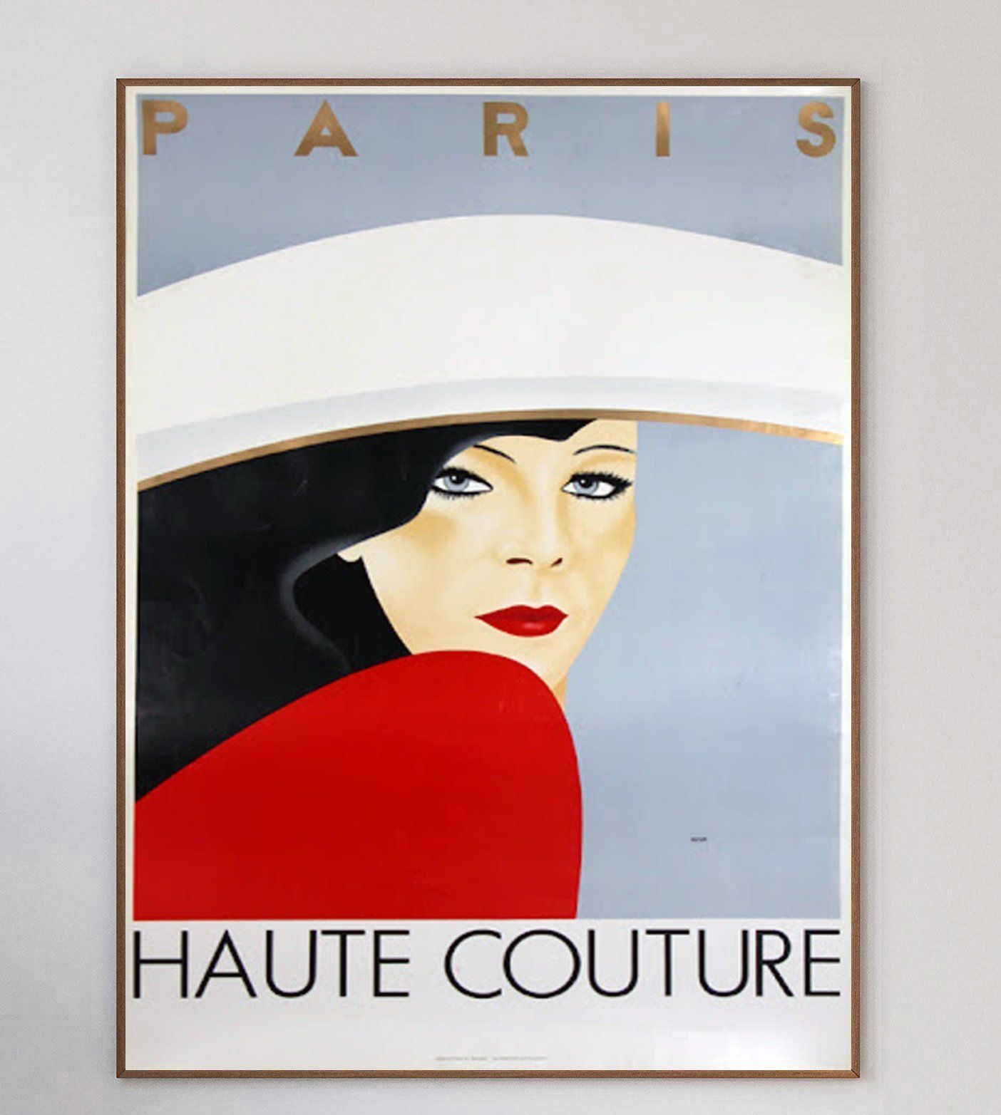 Haute Couture Paris   Razzia Original Vintage Poster photo 406.0