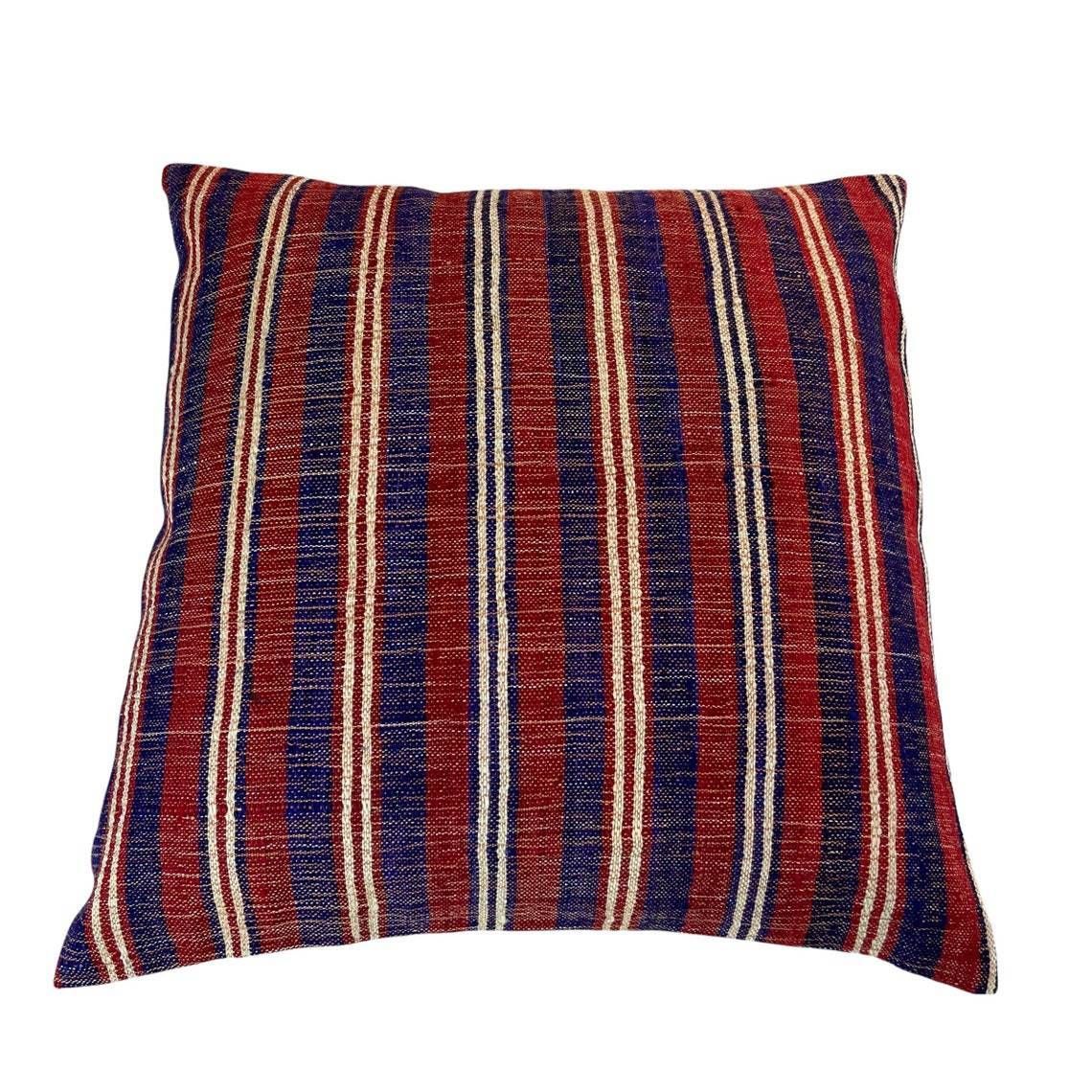 Anatolian Handwoven Kilim Pillow Cushion Cover Kilim Pillow Cover Tribal Pillow Ethnic Kelim Kissenbezug  60x60 Cm Kilim Cushion Cover photo vinterior