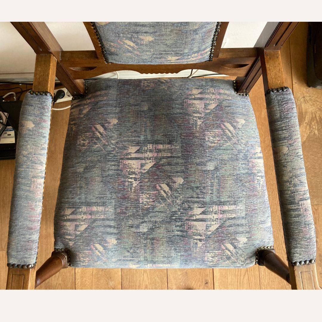 826.8 Antique English Arts And Crafts Armchair photo