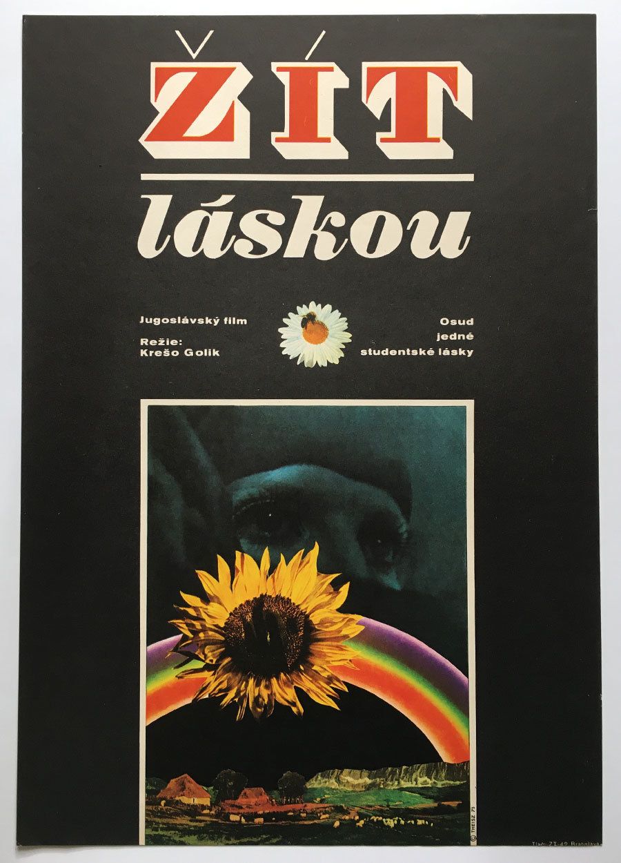 Movie Poster, To Live On Love, štefan Theisz, 1973