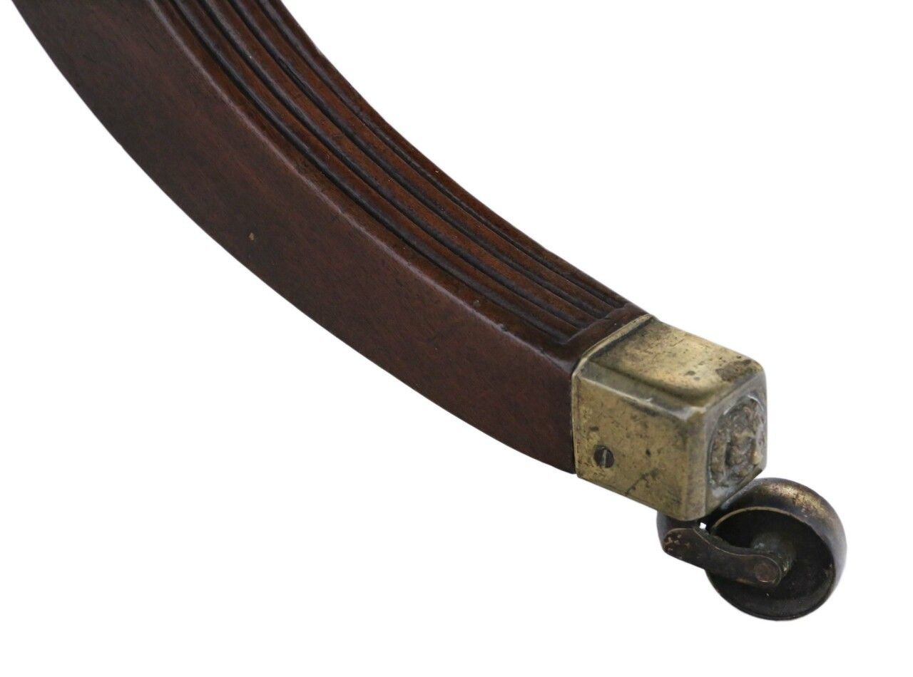 Regency 1825 Mahogany Loo Breakfast Centre Table Tilt Top photo vinterior
