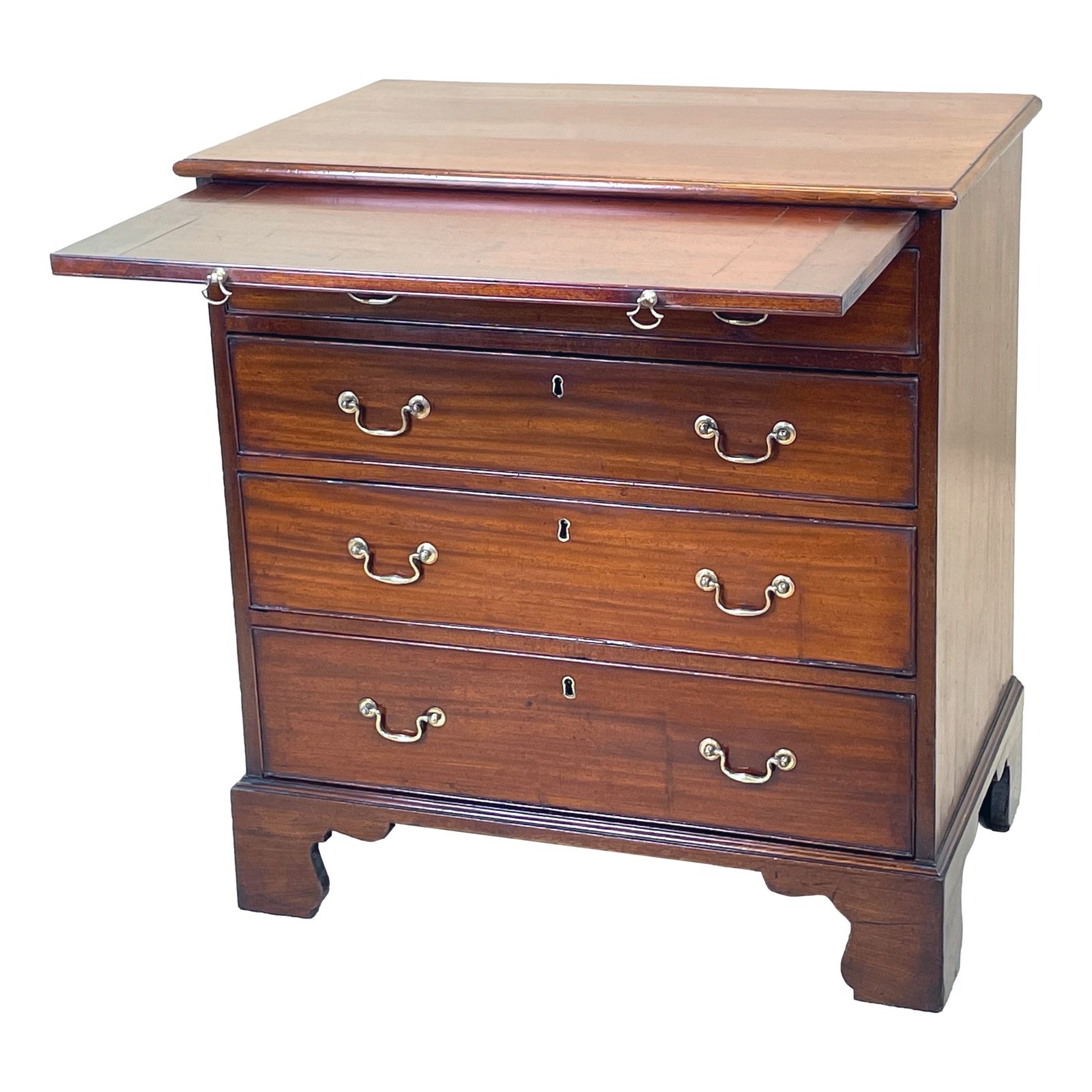 Small Georgian Mahogany Chest With Slide (England, Circa 1760) photo furniture