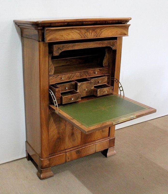 Restoration Secretary, Mid 19th Century photo Furniture