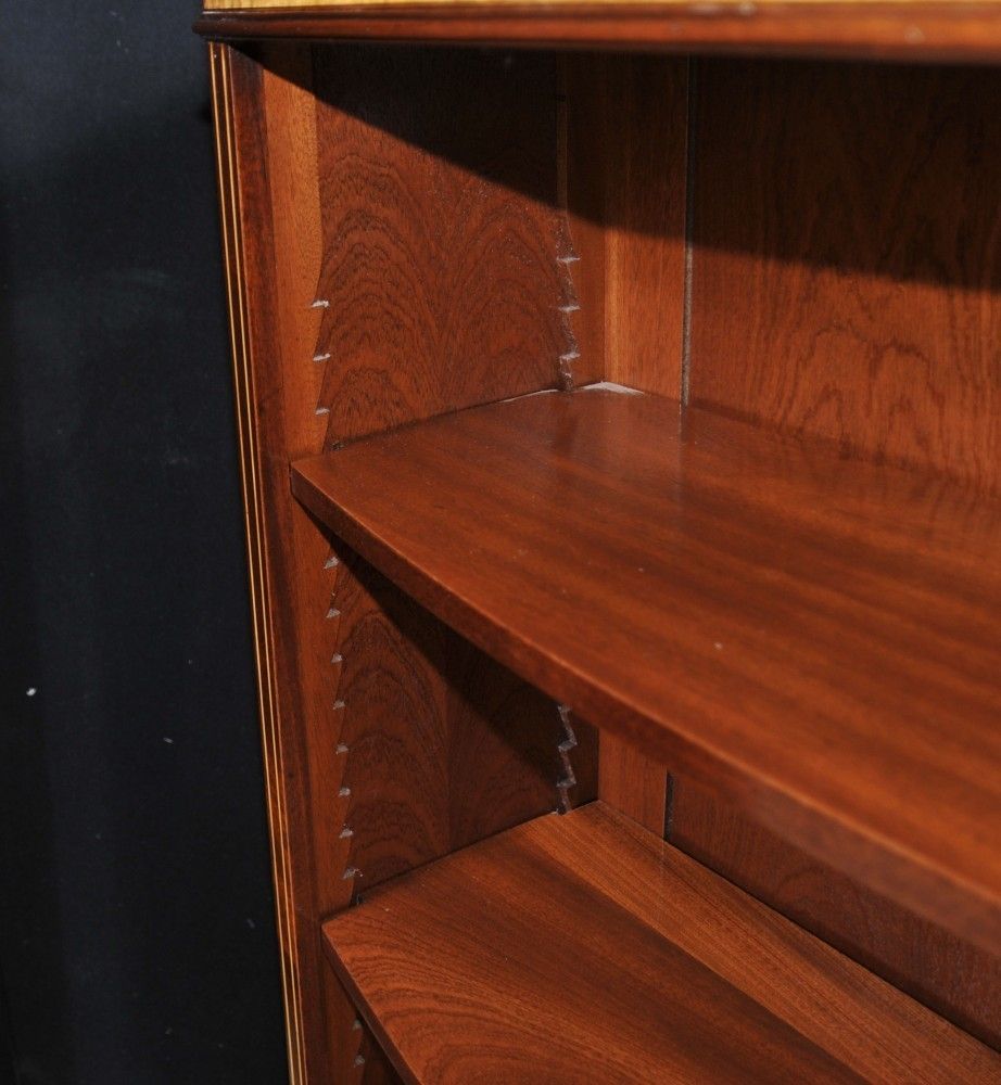 photo furniture Pair Regency Adjustable Shelving Sheraton Inlay