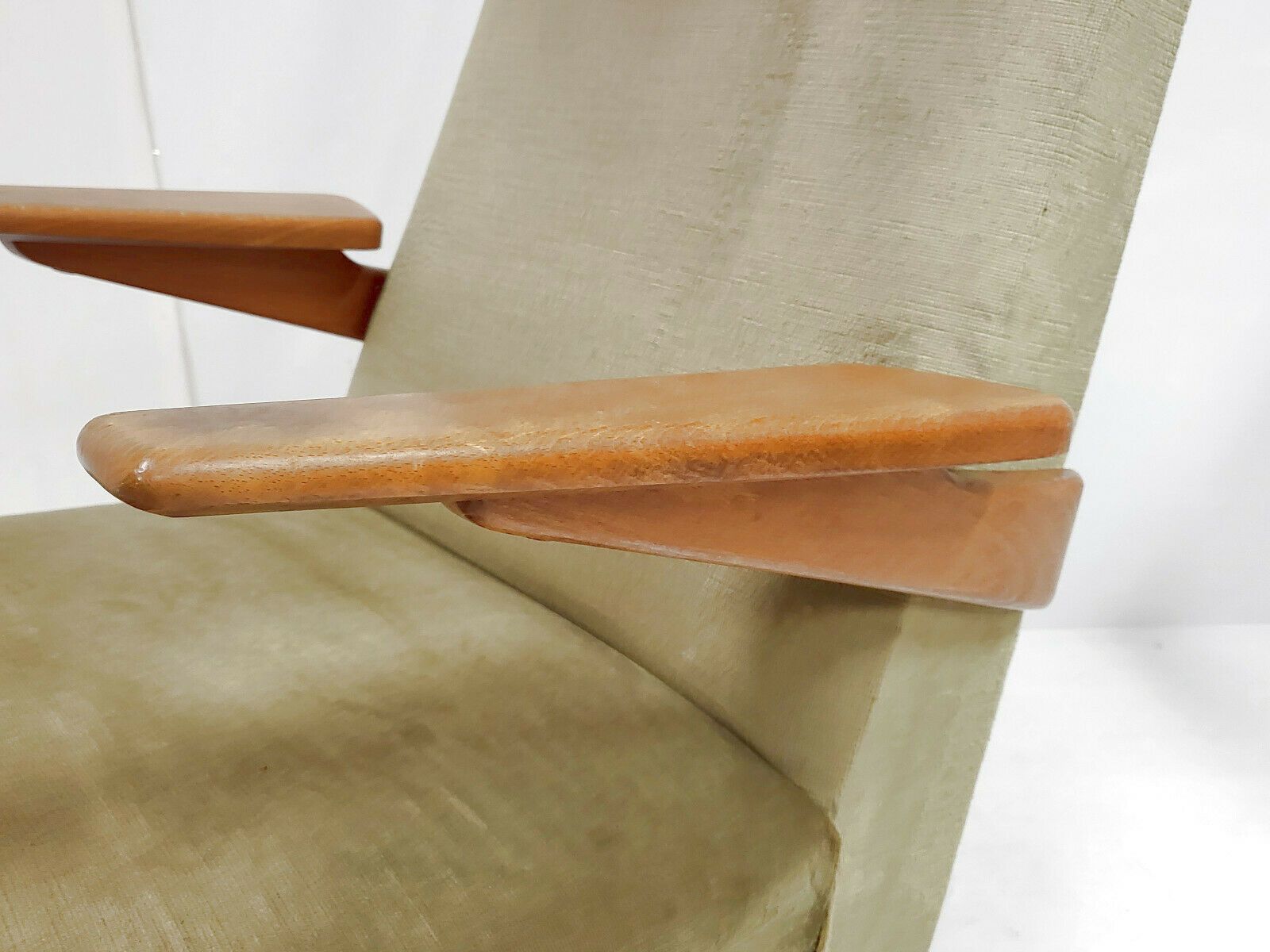 Fauteuil Vintage 1950 Parker Knoll 50s 1950s Pieds Compas Annees 50 Rockabilly photo furniture