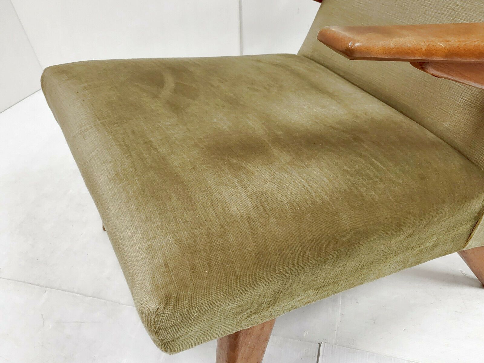 Fauteuil Vintage 1950 Parker Knoll 50s 1950s Pieds Compas Annees 50 Rockabilly photo for sale