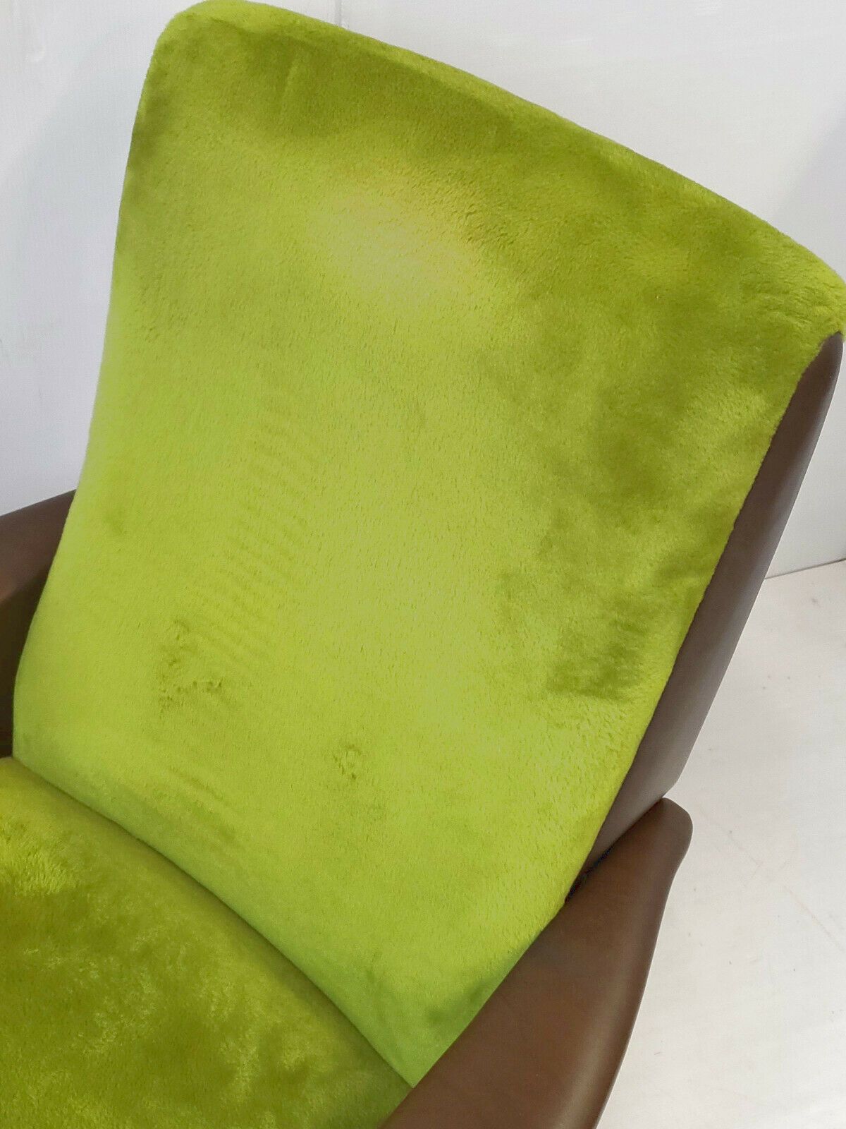 Vintage Fauteuil Ca. Jaren 1960, In De Stijl Van Marco Zanuso, Bruin Vinyl photo furniture