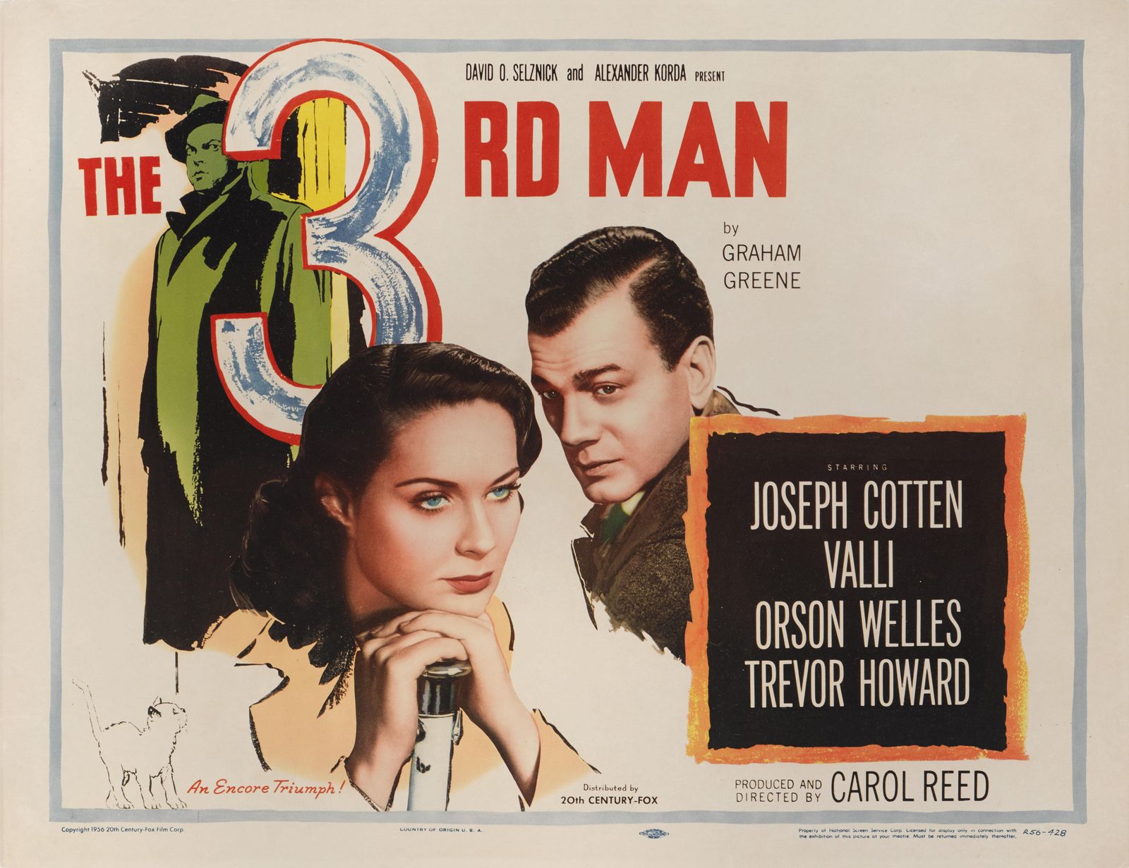 The Third Man, Original Us Film Poster photo Art