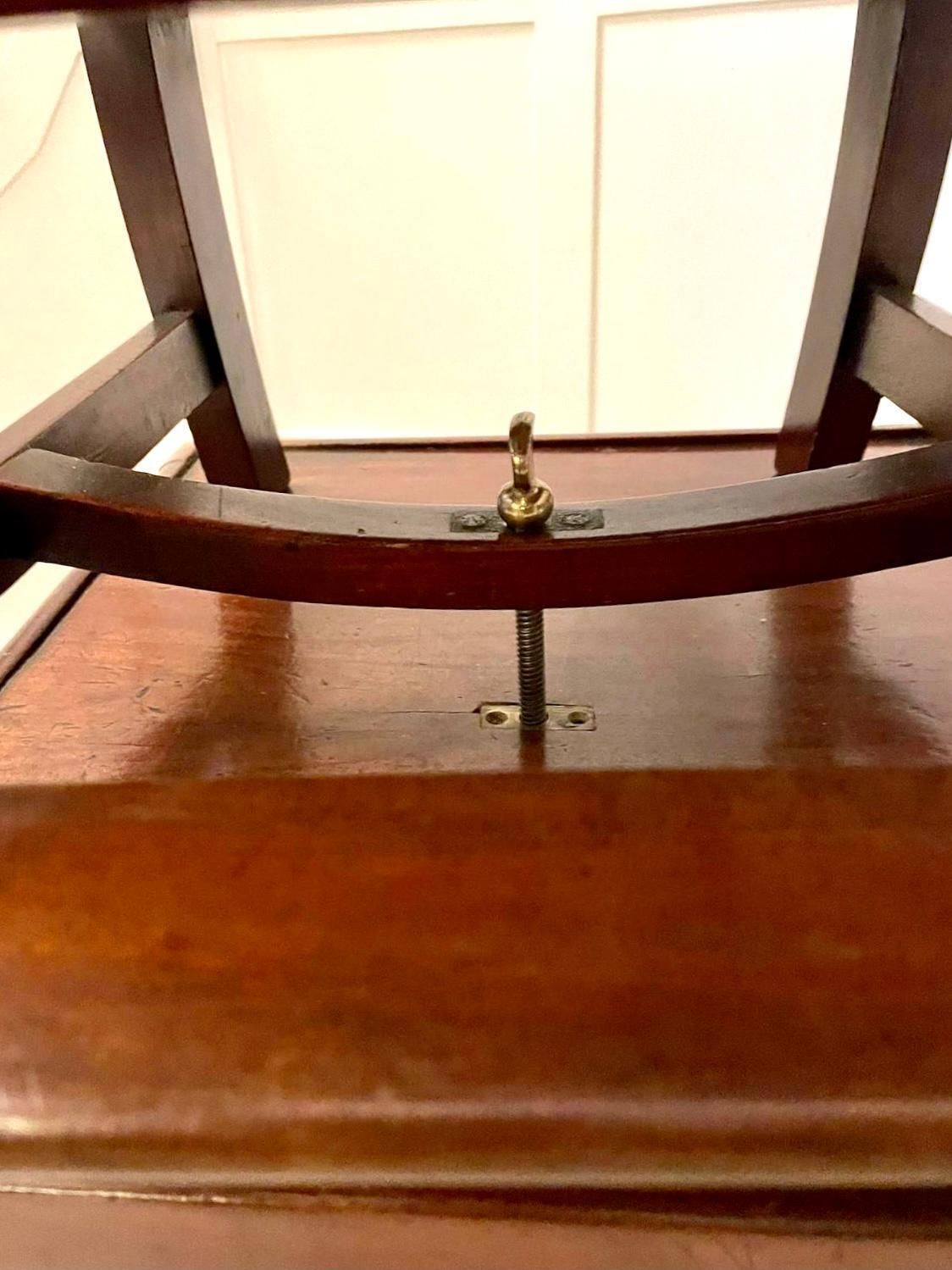 Furniture Unusual Antique William IV Quality Mahogany Child’s Armchair And Stand photo