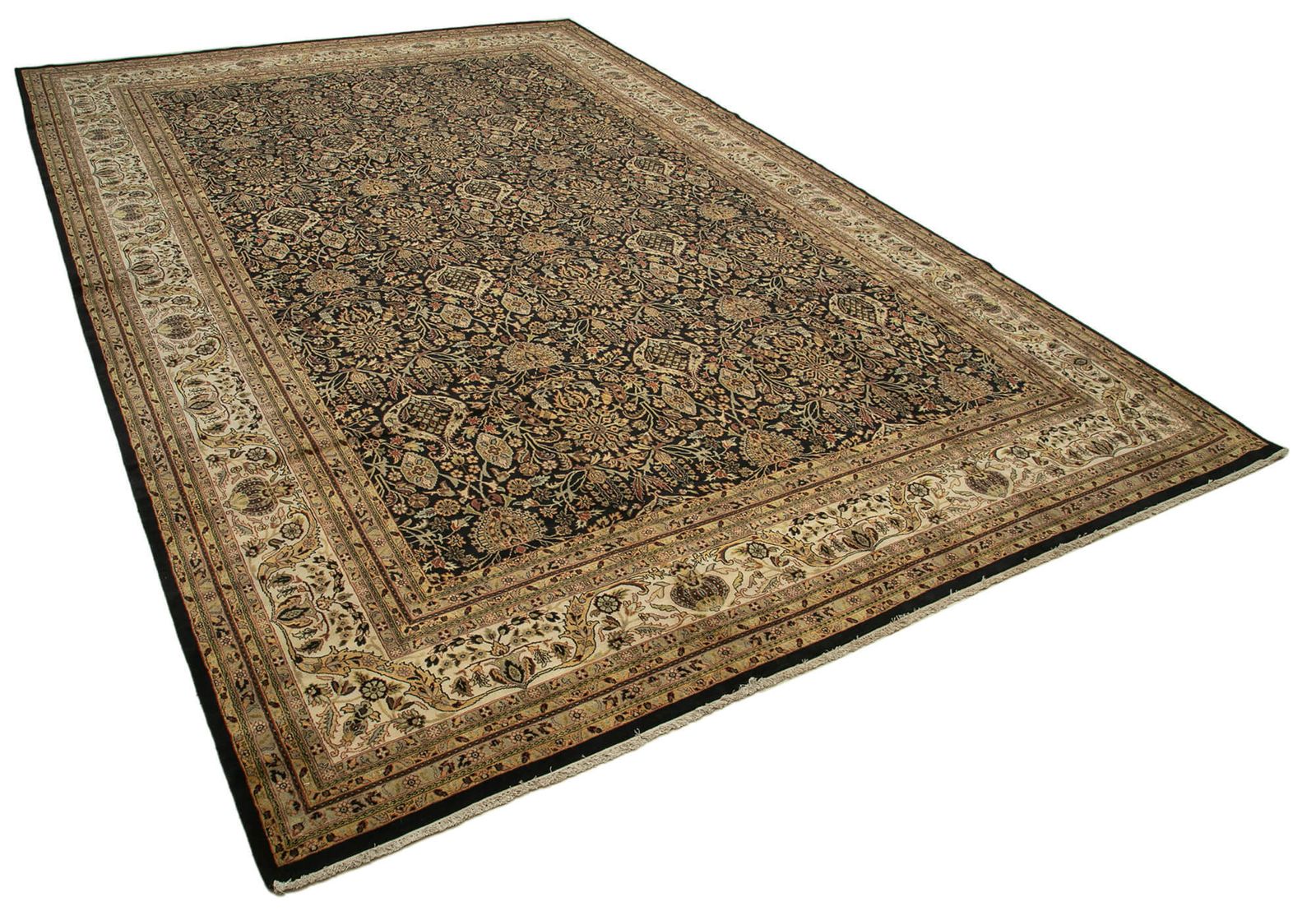 Handwoven Beige Oriental Large Oushak Rug   360cm X 543 Cm photo furniture