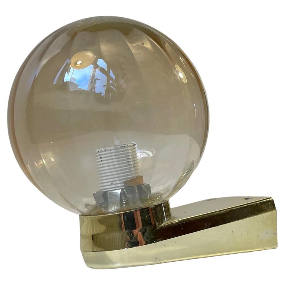 Scandinavian Bathroom Globe Wall Sconce 1970s