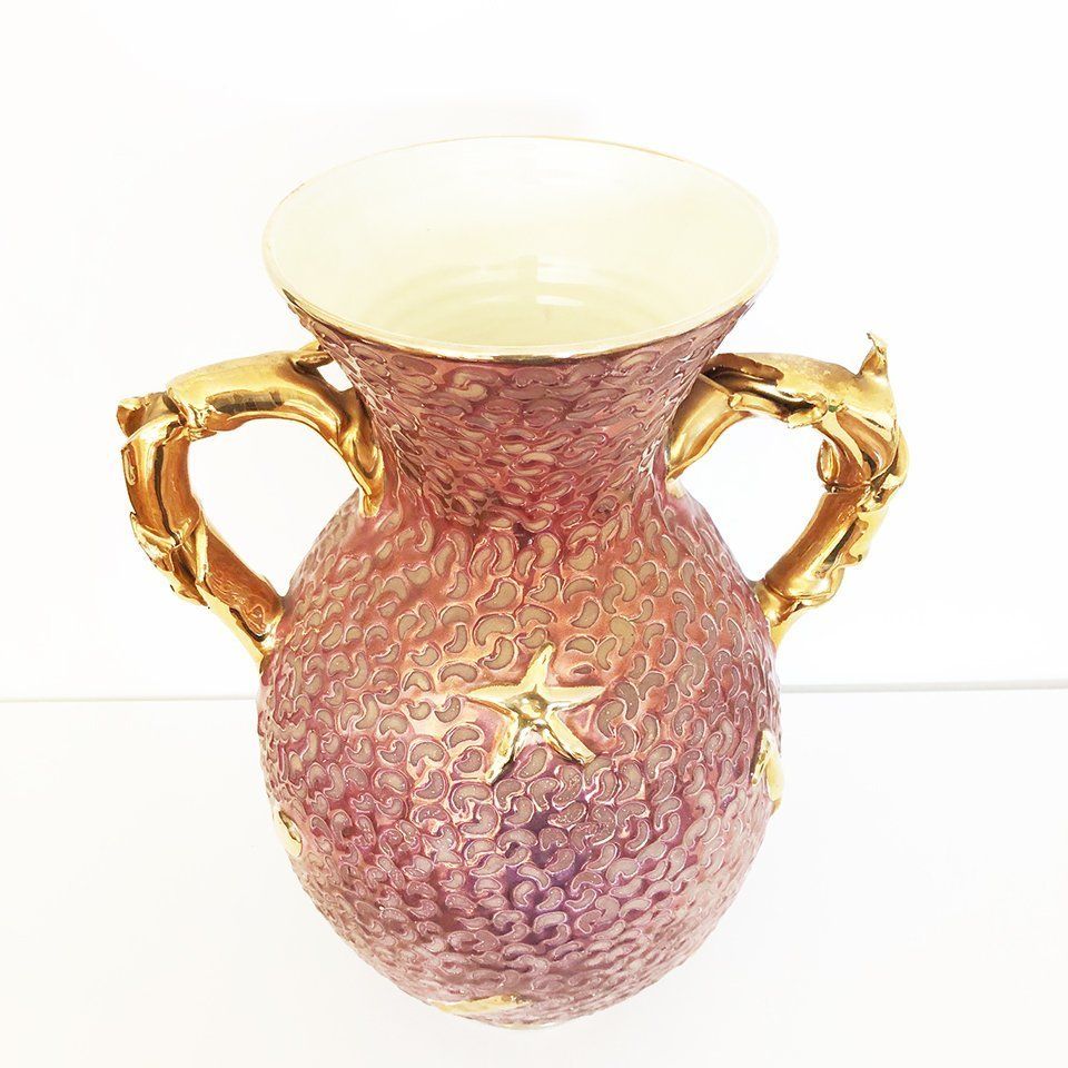 Sculptural Ceramic Vase From Arista, 1960s photo 655.0
