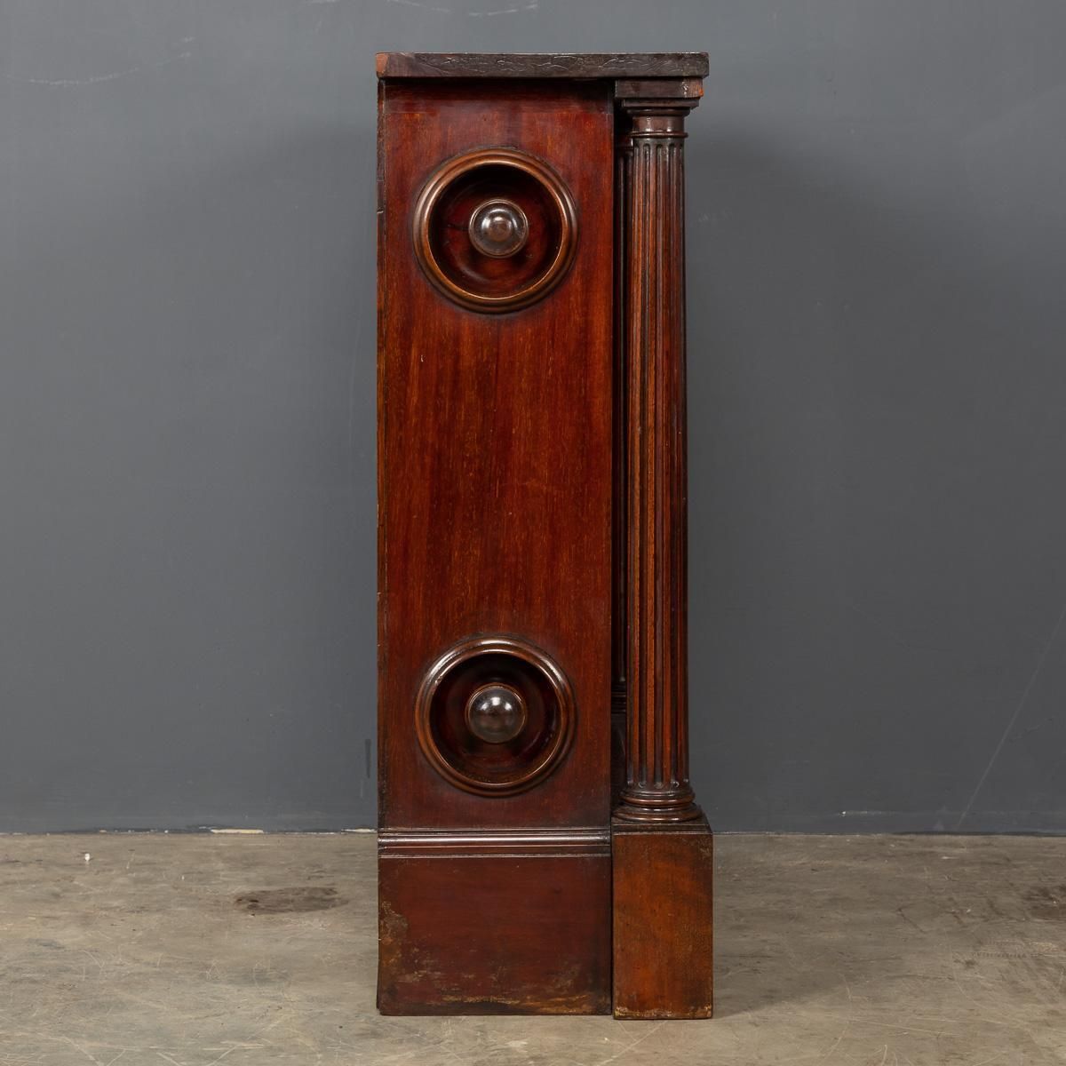 20th Century British Large Mahogany Perpetual Calendar, C.1920 photo vinterior