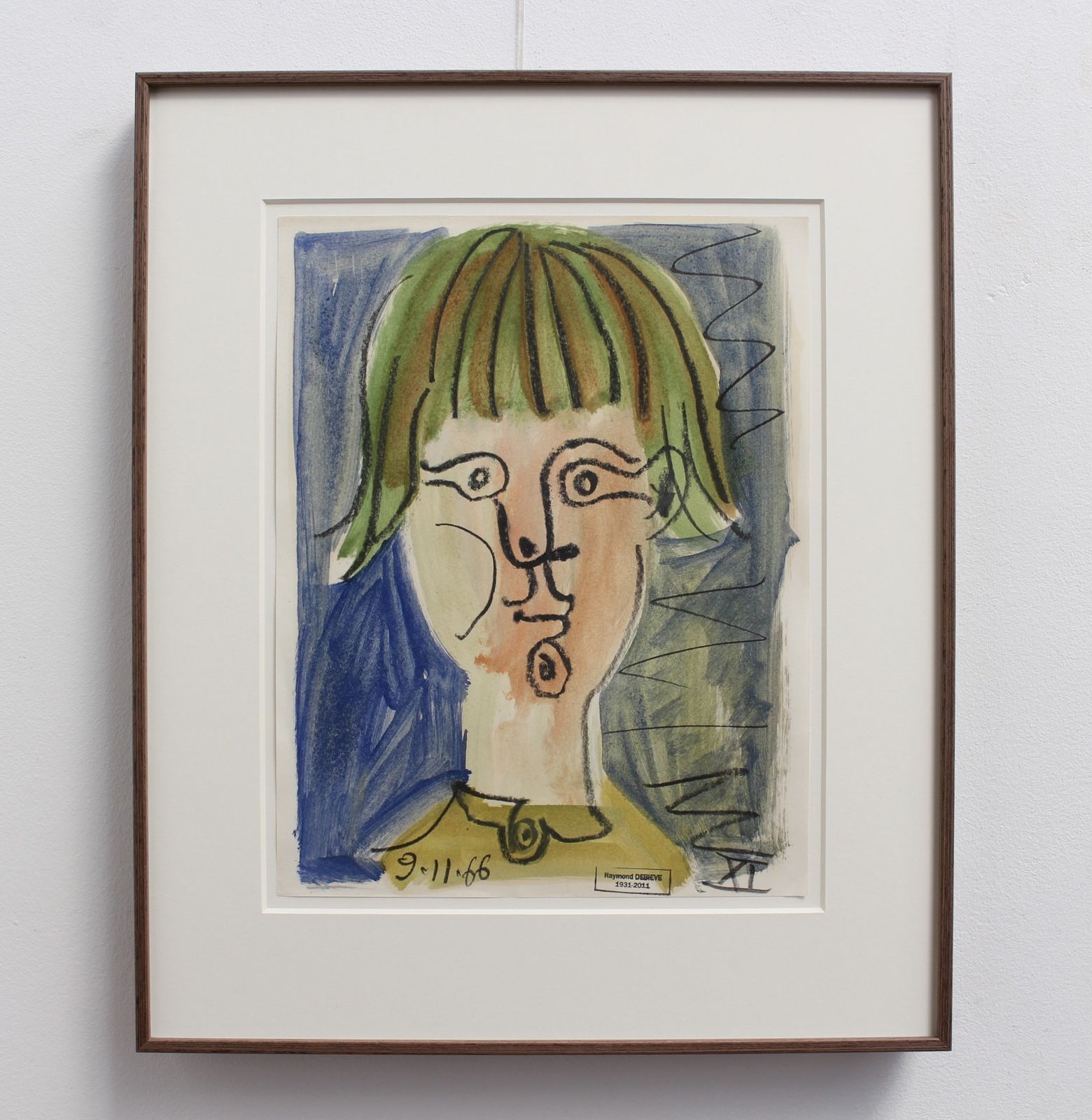 'Portrait Of A Girl' By Raymond Debiève (1966)