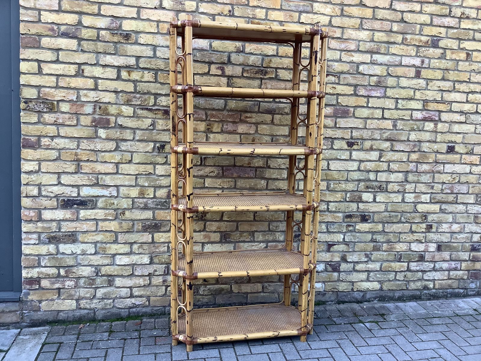 1970’s Italian Bamboo Shelving