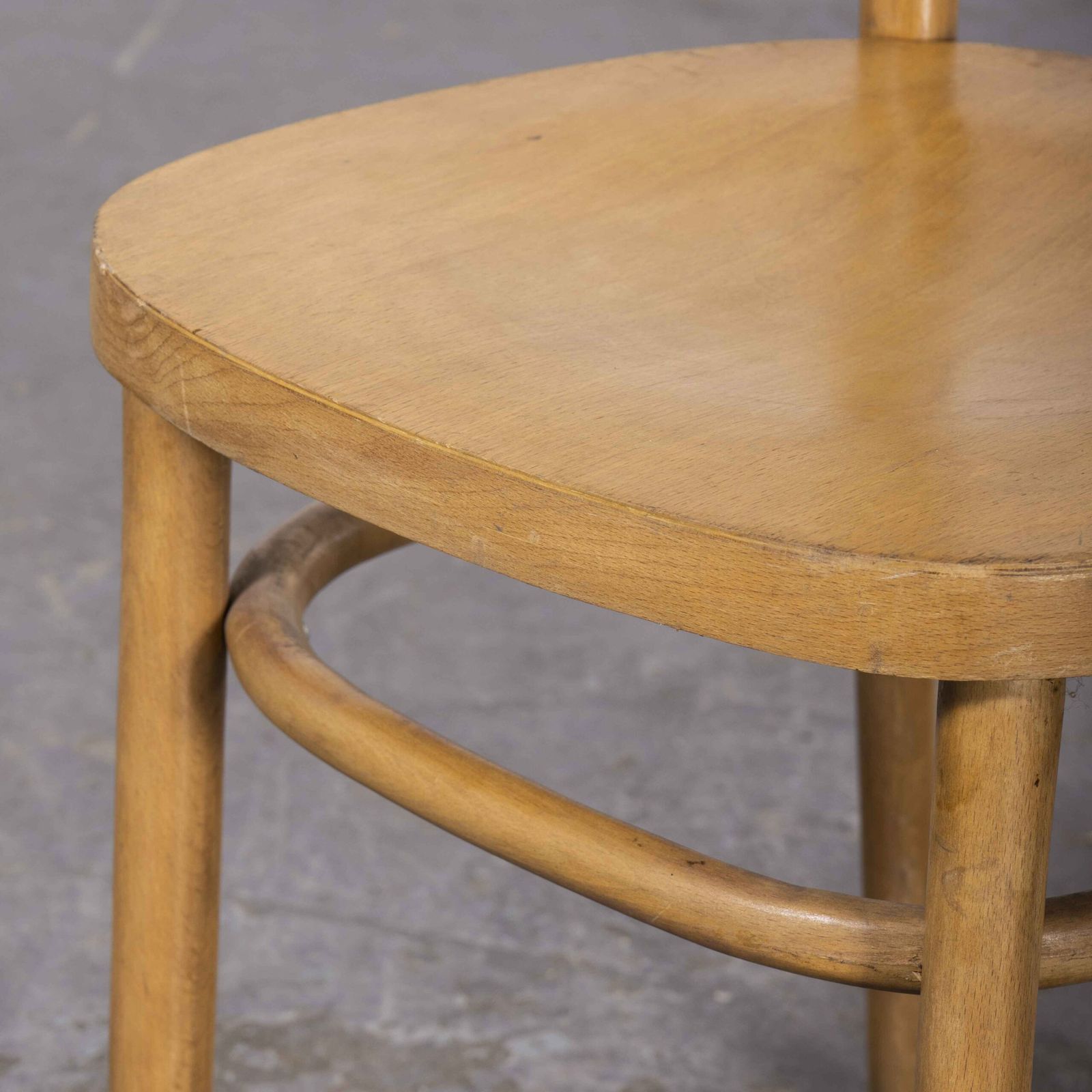 1970’s Baumann Bentwood Bistro Dining Chair – Round Seat – Set Of Eight photo Furniture