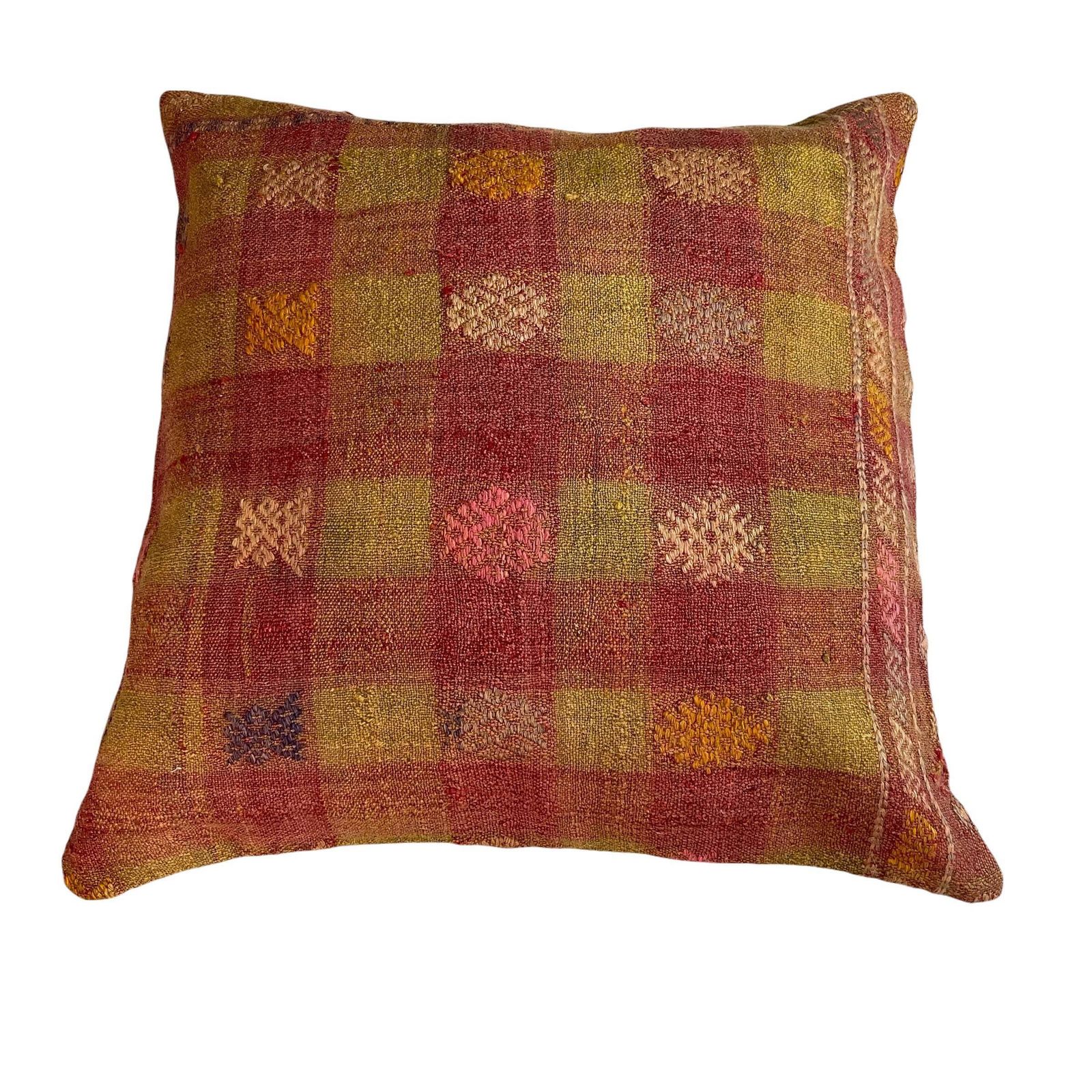 Kilim Pillow 60 X 60 Cm Tapis Kelim Cover, Vintage Meditation Bench Kelim Teppich Boho Kilim Cushion Kilim Sofa Turkish Pillow photo buy
