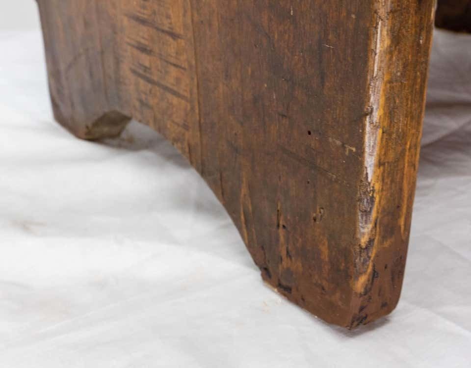 photo furniture Franse kinderstoel, wit hout, 19e eeuw