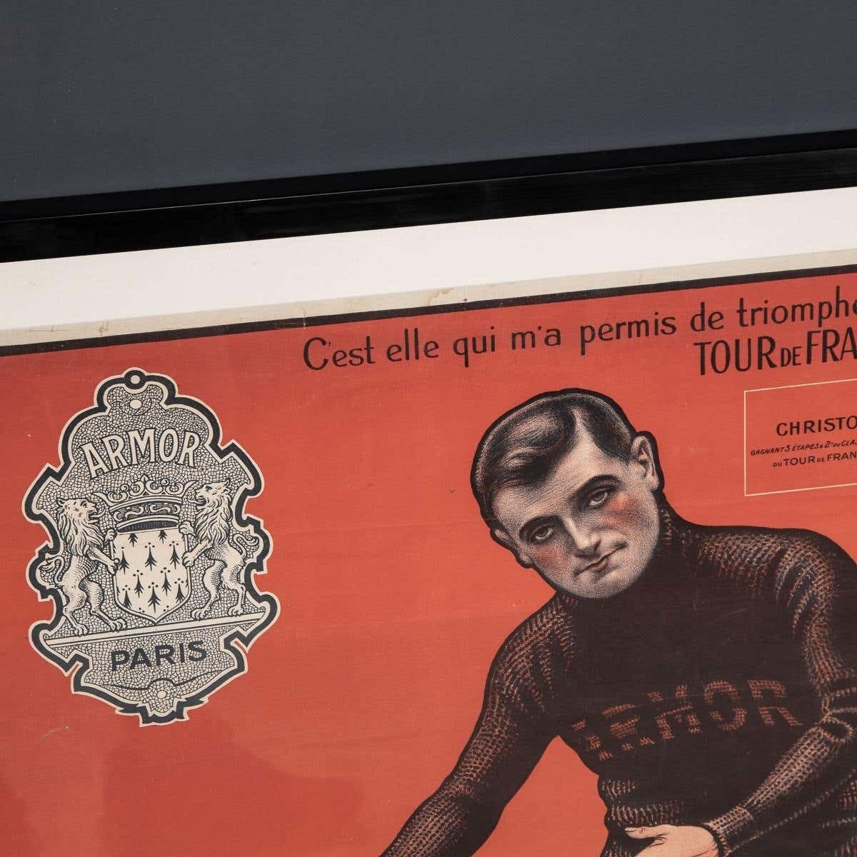 20th Century Armor Bicycles Poster Of Eugene Christophe, C.1912 photo 2246.0