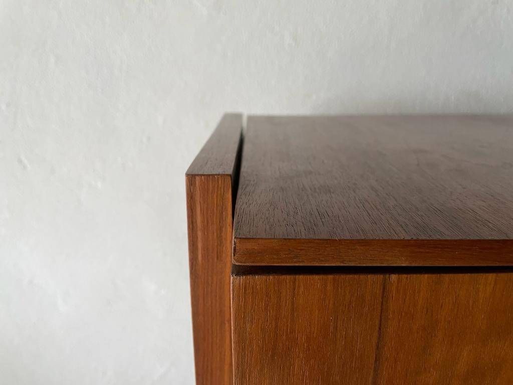 Mid Century Modern Wood Buffet With 6 Drawer, 1960s, Italy photo buy