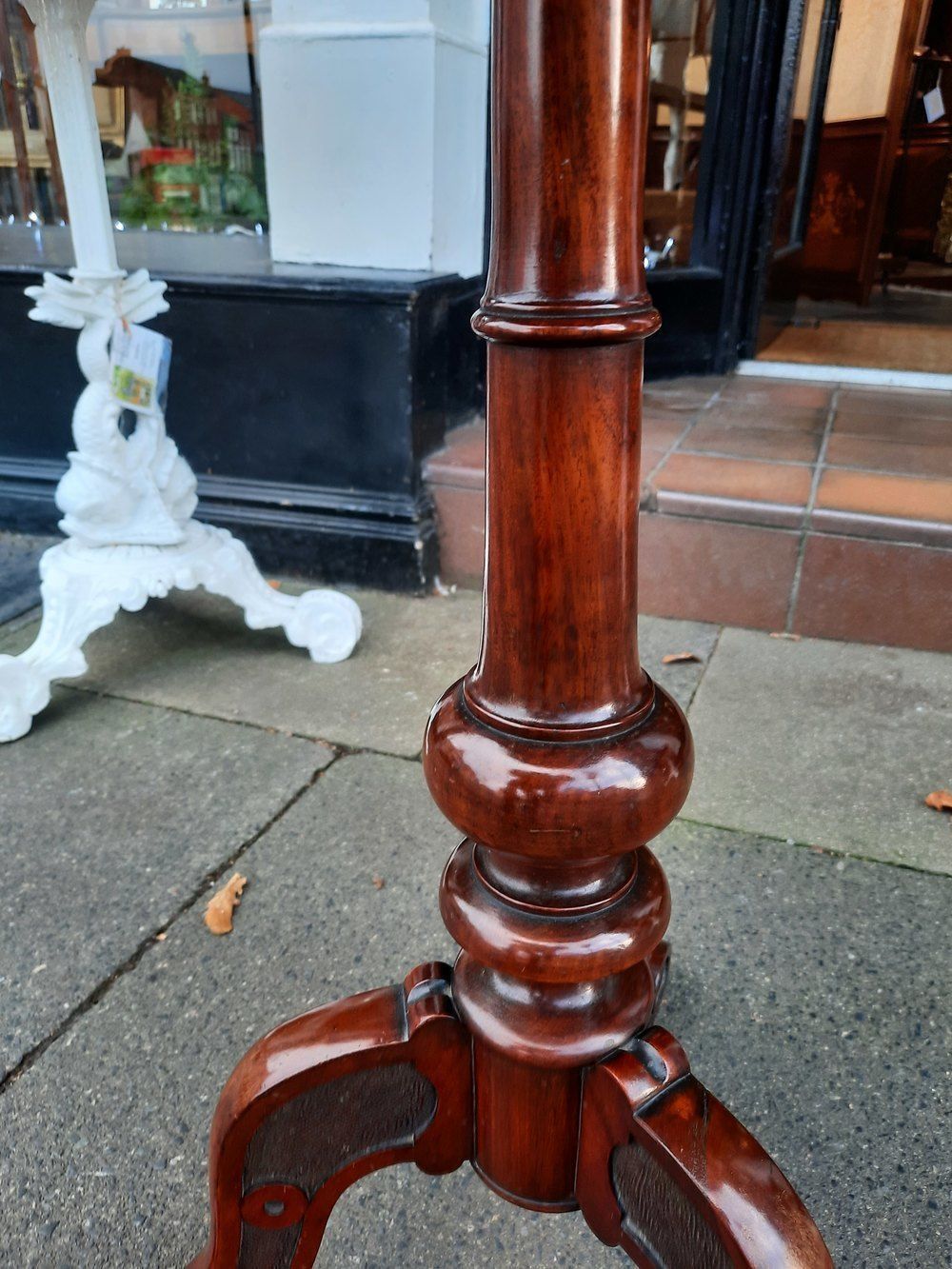 Victorian Mahogany Occasional Lamp Table photo 650.0