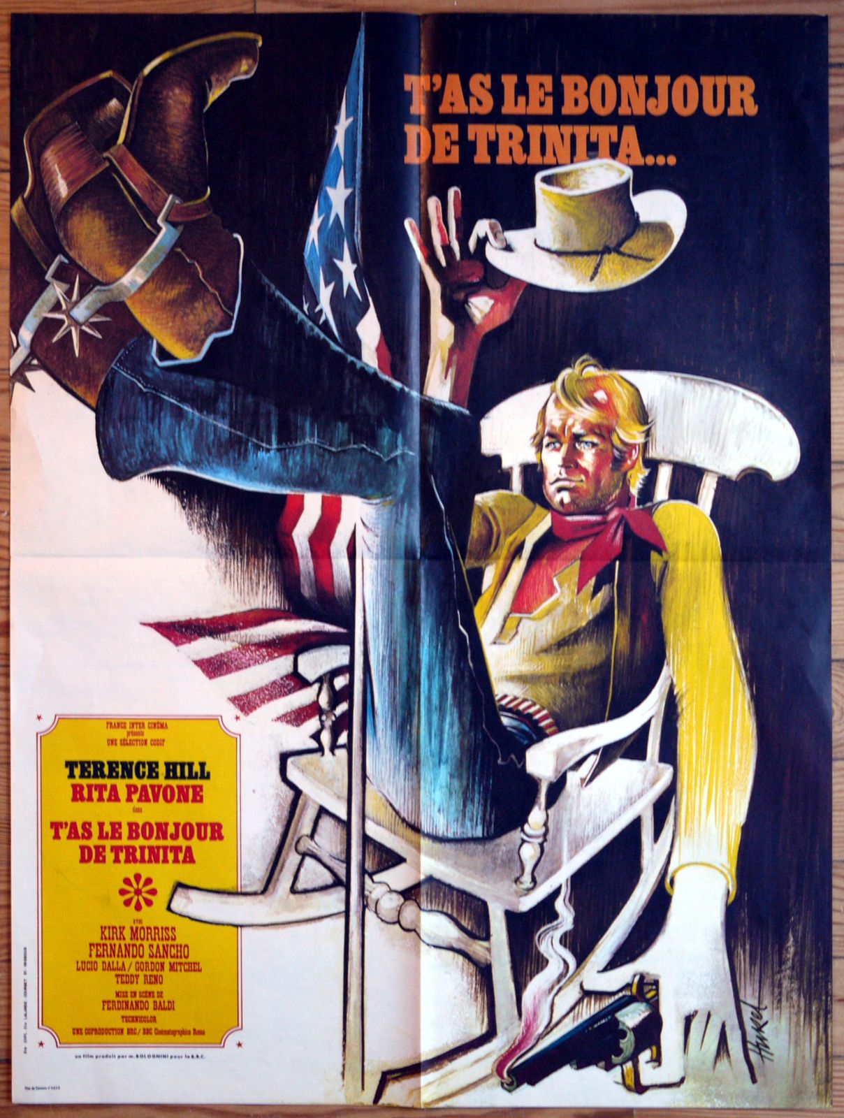 Movie Poster "Crazy Westerners" Terence Hill (Trinita) Western photo Art