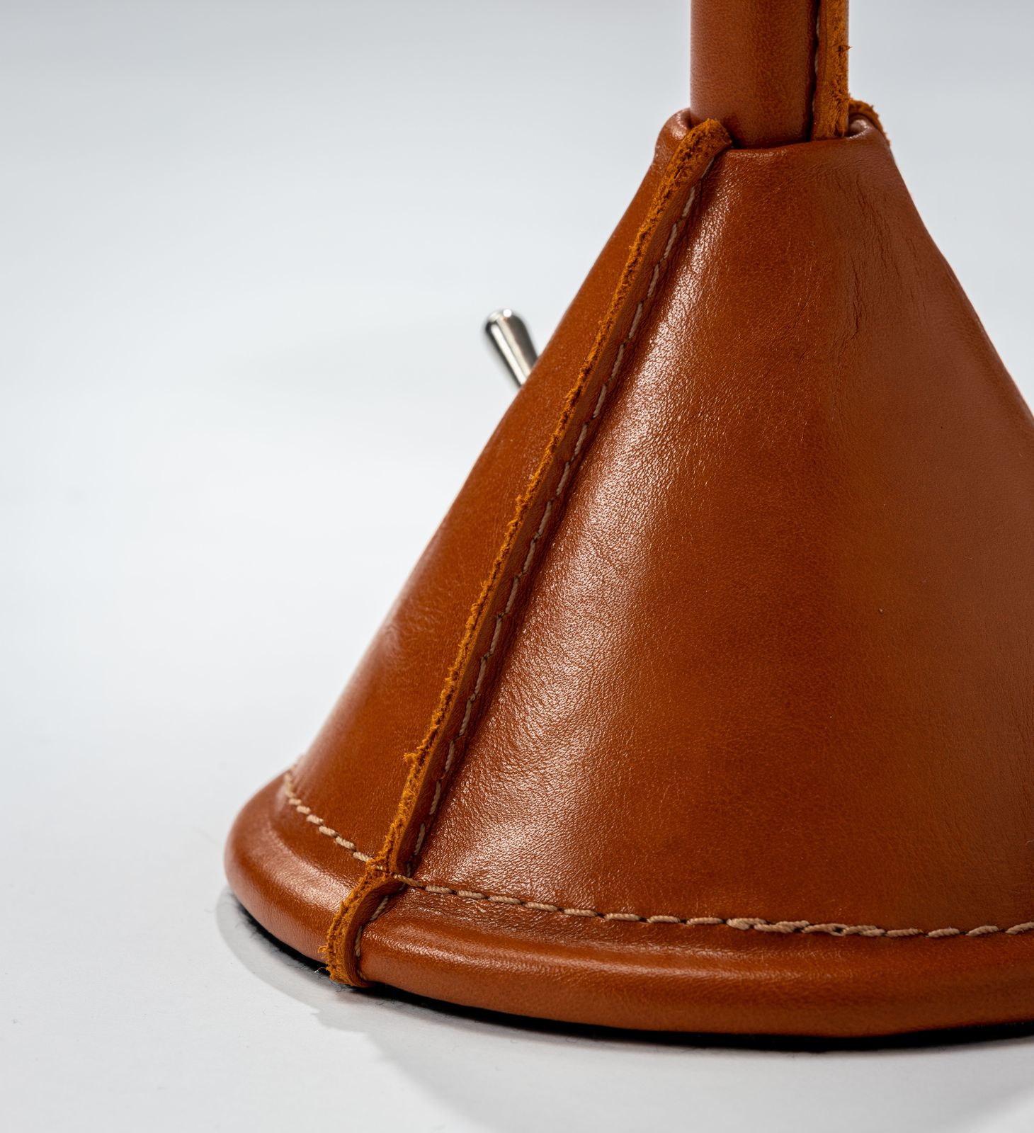 photo furniture Unique And Iconic Leather Wrapped Desk Lamp In The Manner Of Valenti