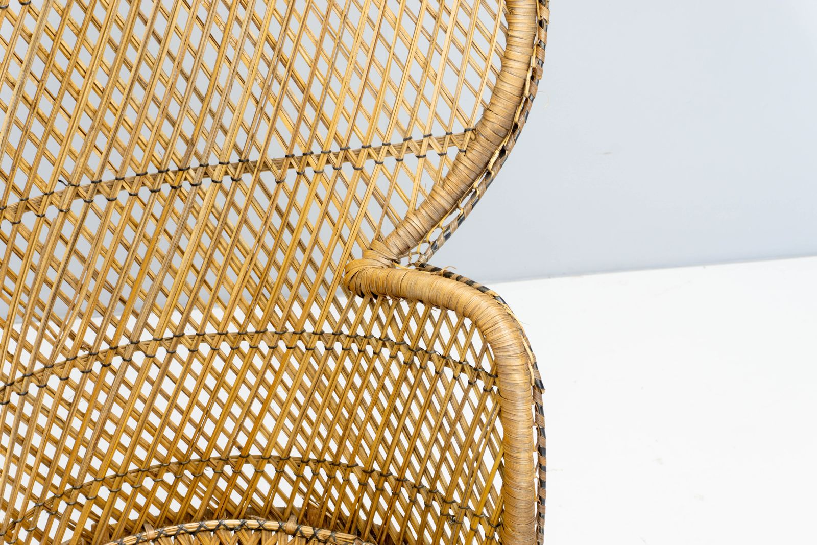 Retro Peacock Chair photo vintage