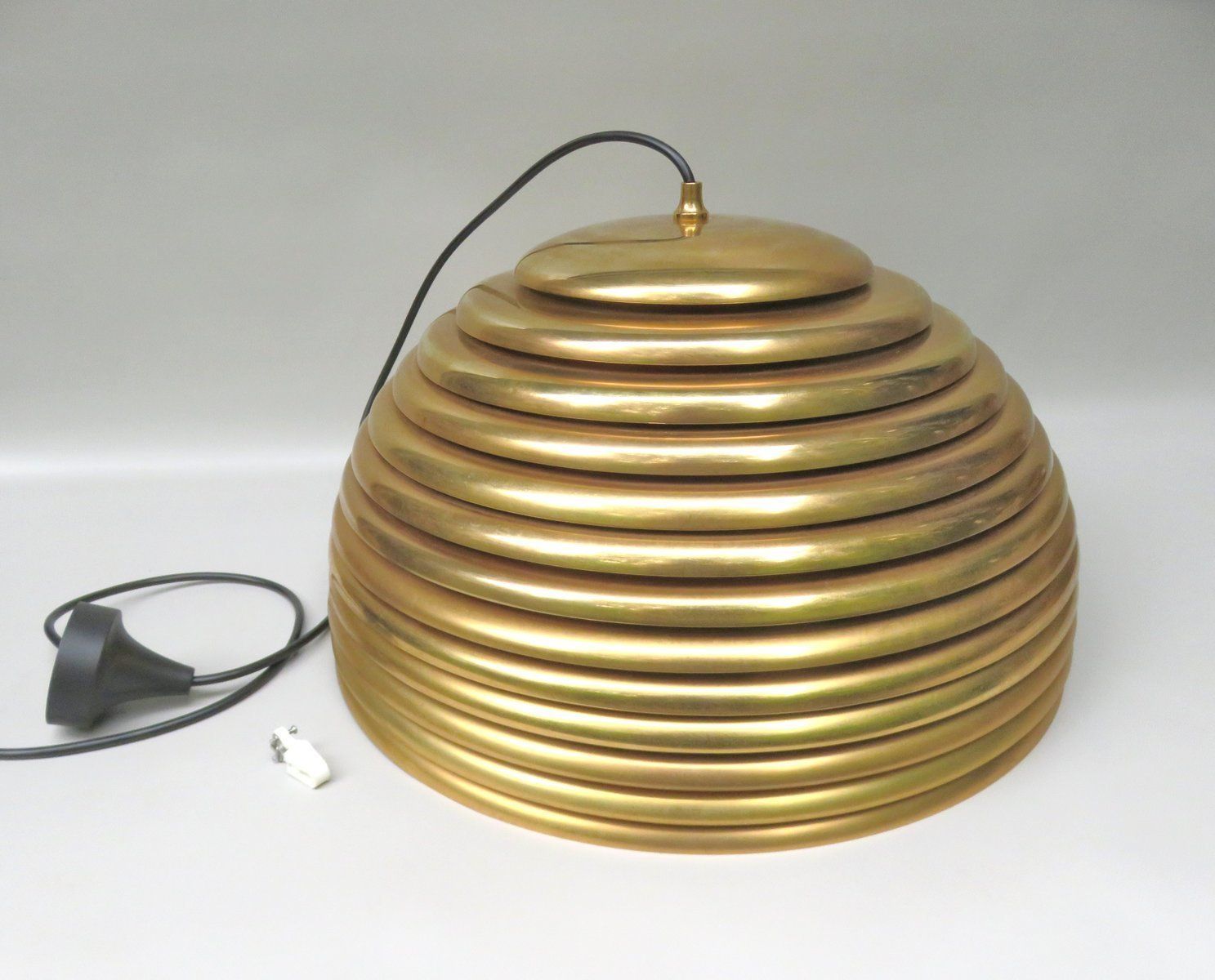 5639/S Saturno Gold Plated Pendant Light By Kazuo Motozawa For Staff, 1970s photo buy