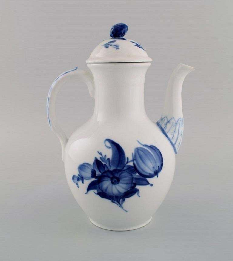 Antique Royal Copenhagen Blue Flower Braided Coffee Pot photo Home Decor