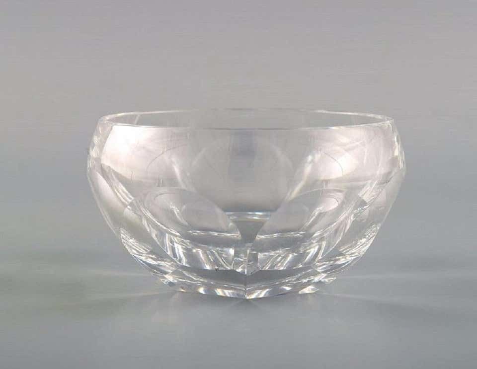 Val St. Lambert, Belgium. Three Lalaing Rinsing Bowls In Crystal Glass photo furniture