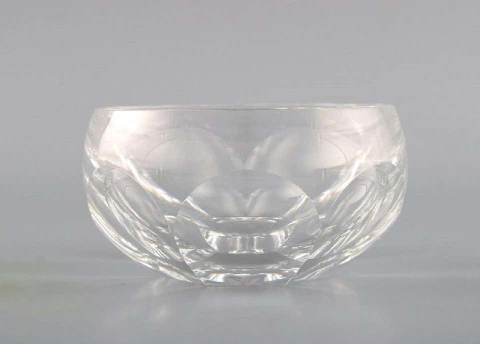 Val St. Lambert, Belgium. Three Lalaing Rinsing Bowls In Crystal Glass photo Home Decor