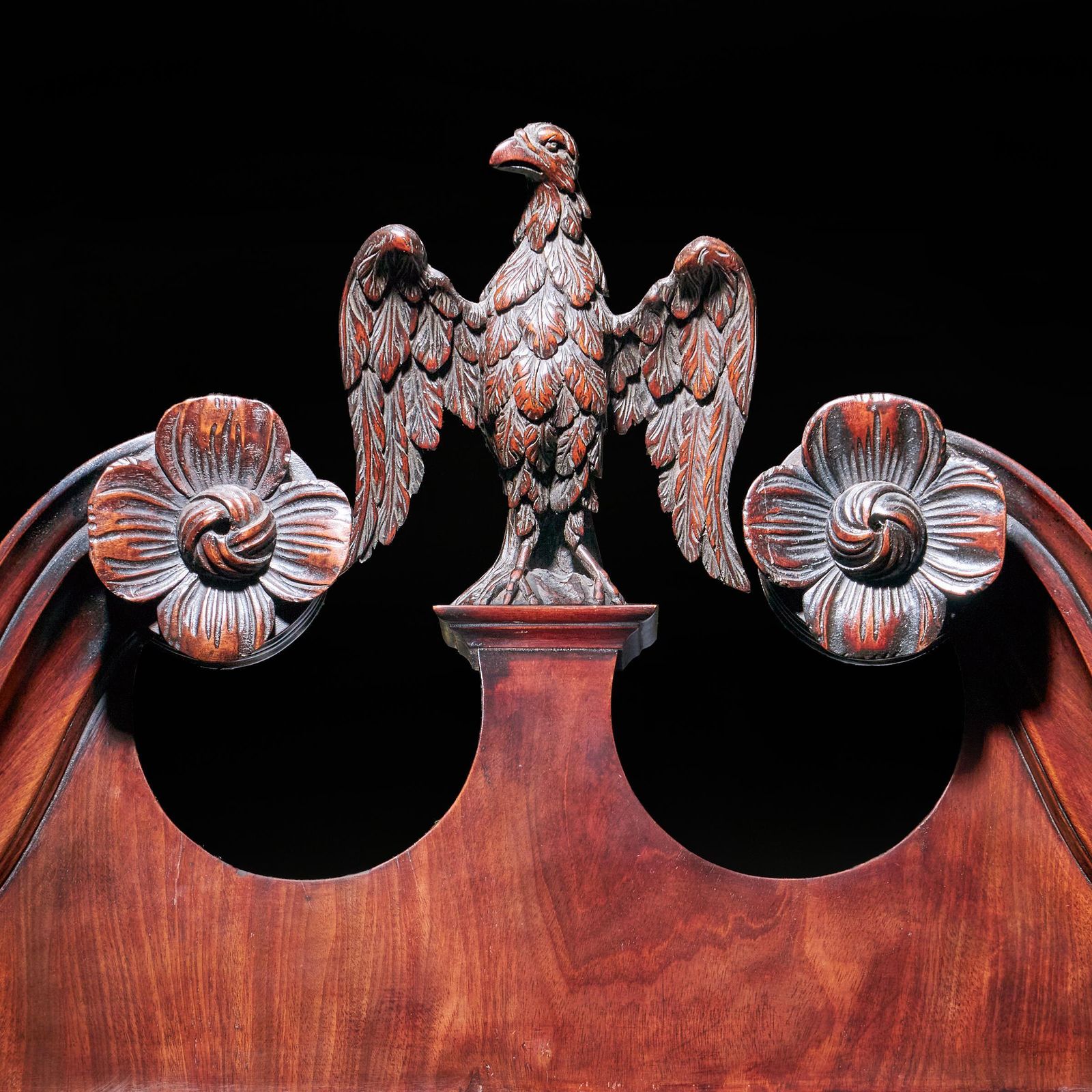 A George II Irish Mahogany Secretaire Kneehole Bookcase Att. C. Hearn photo 45900.0