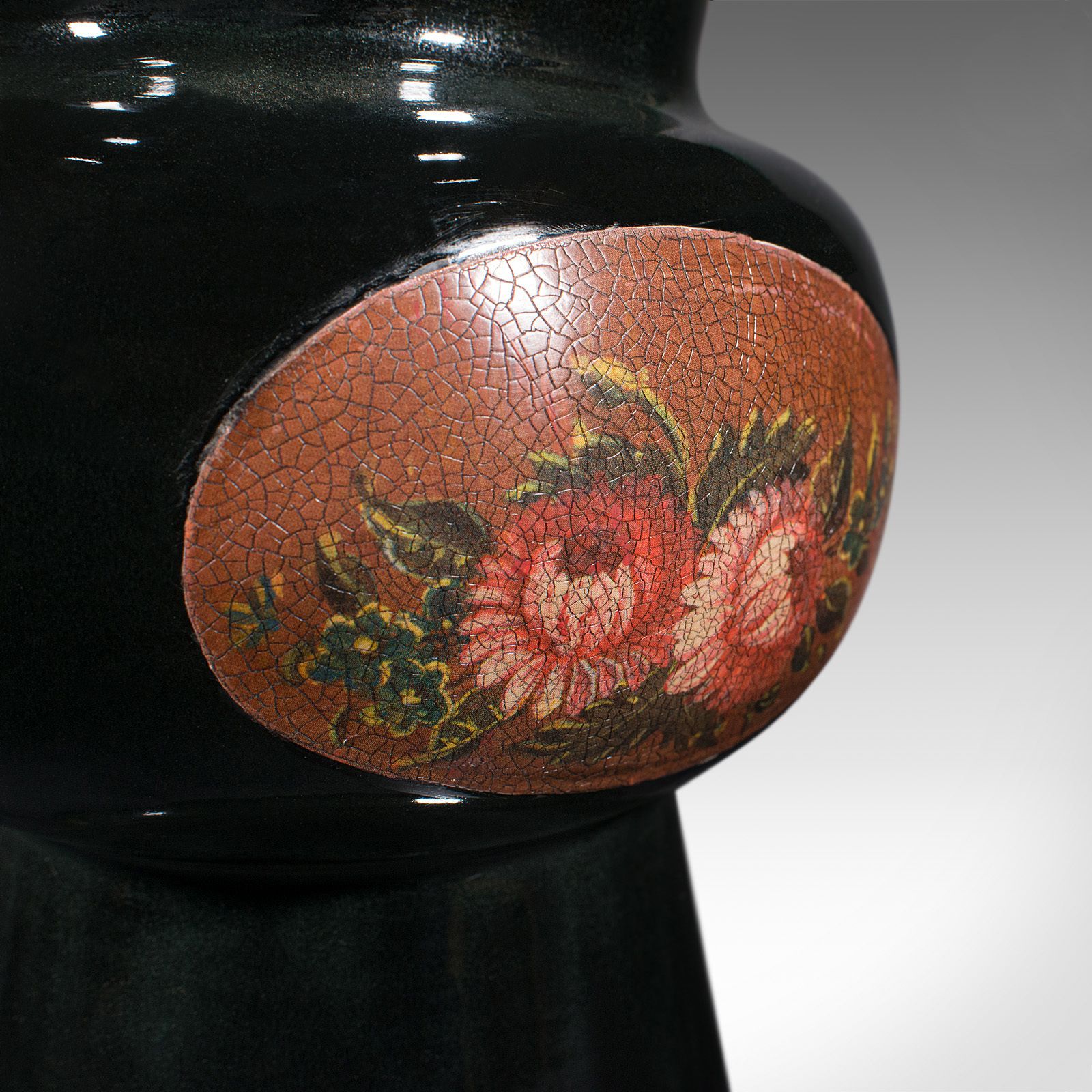 photo furniture Antique Display Vase, English, Ceramic, Flower Urn, Ritual Form, 1910